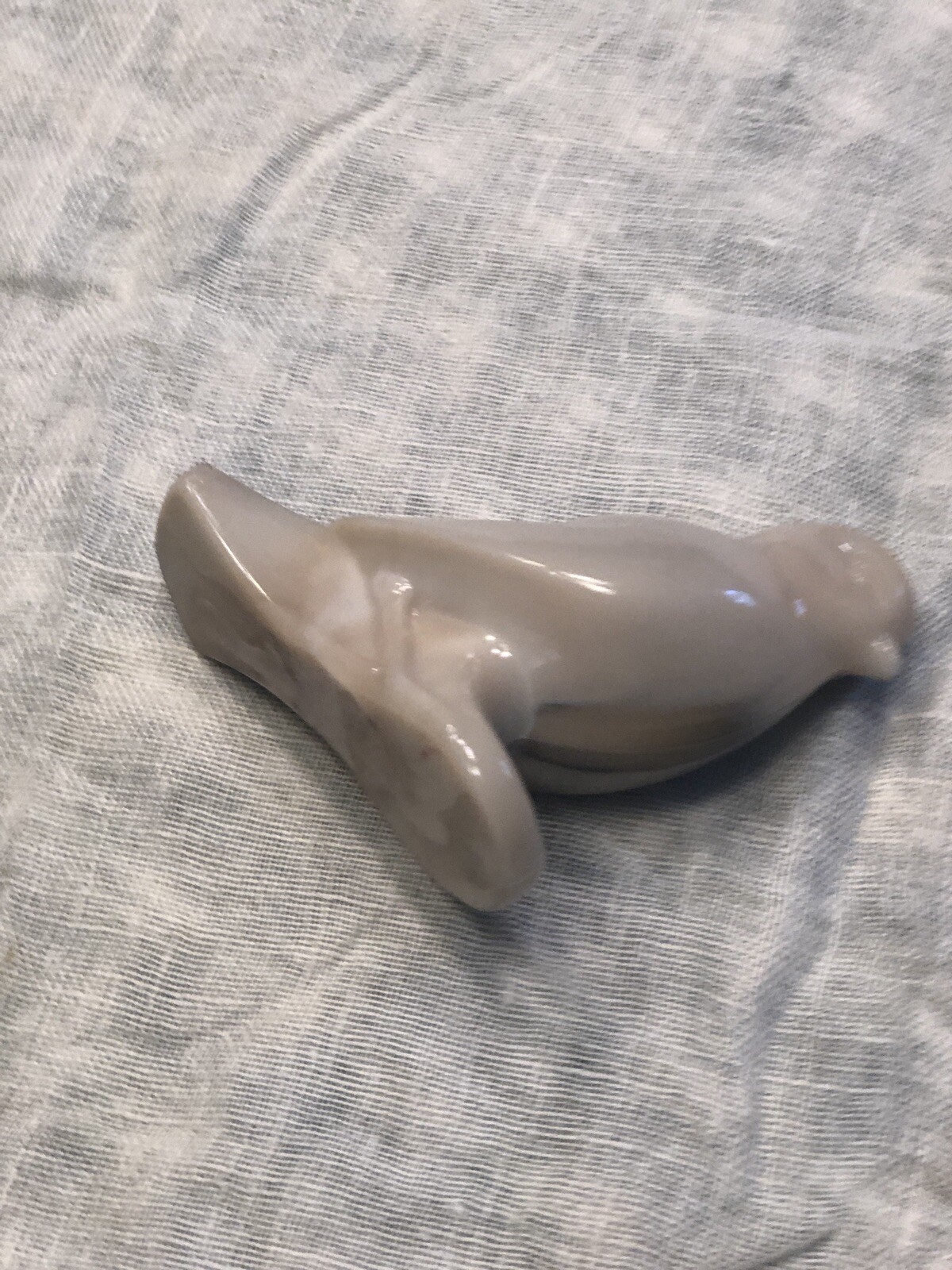 Vintage Birds pair Opaque Slag Glass in Natural Colors