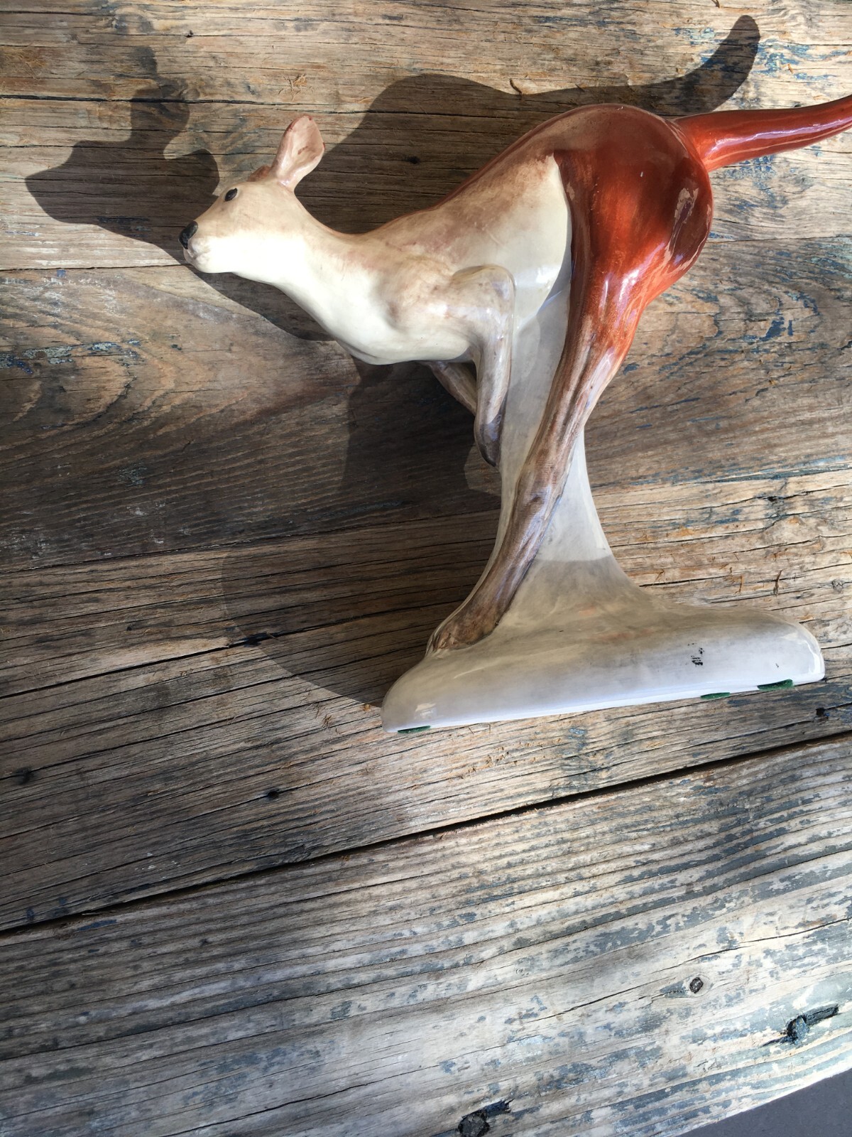 LARGE CERAMIC POTTERY KANGAROO, STUDIO AUSTRALIA, SIGNED CYM, for BAZ LUHRMANN