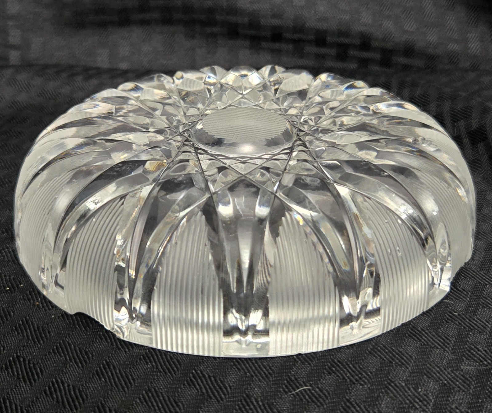 Waterford Crystal Ashtray 6.5″ – Starburst Pattern