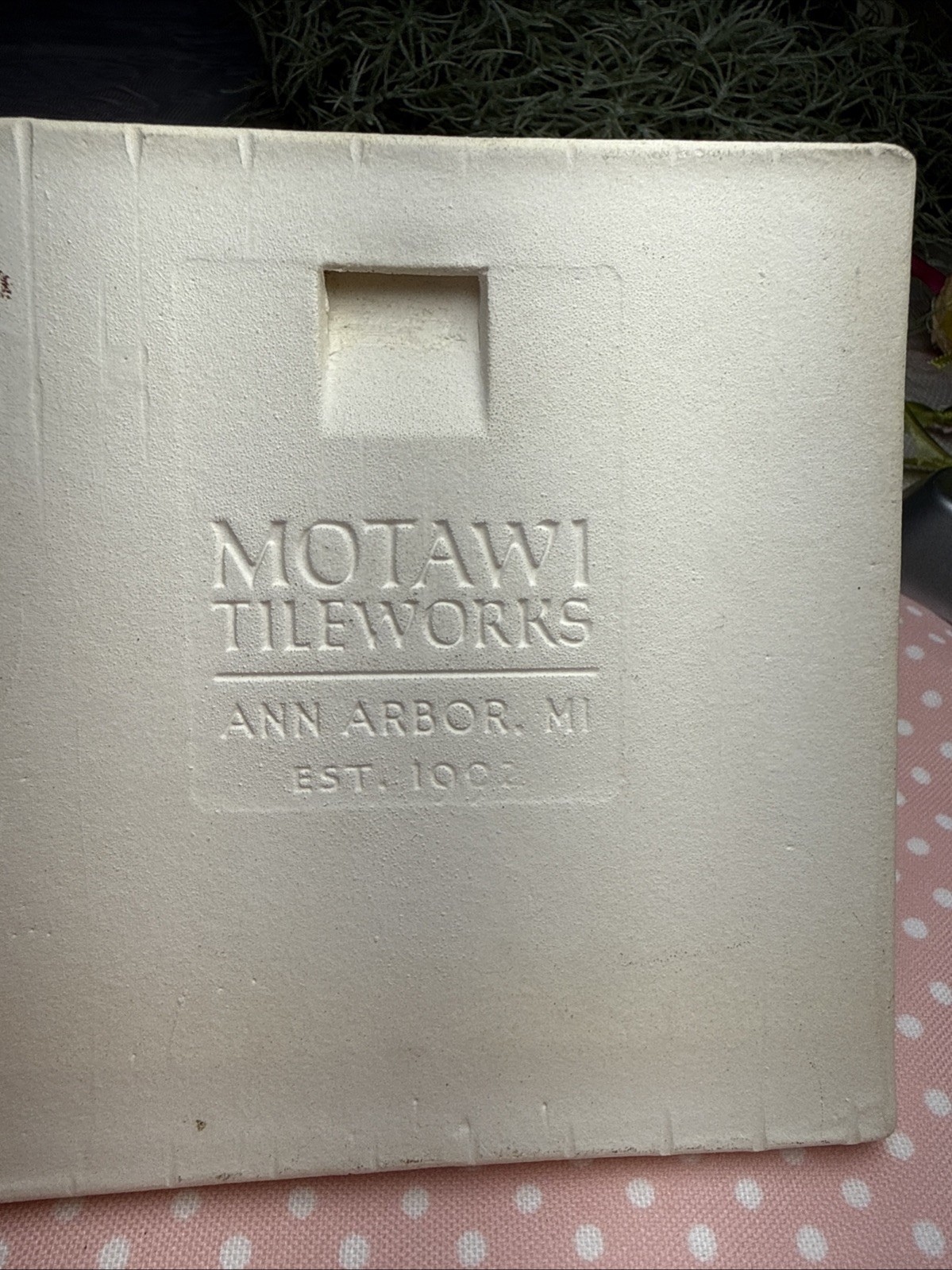 Motawi Tileworks 6” X 6” Coniferous Cardinal