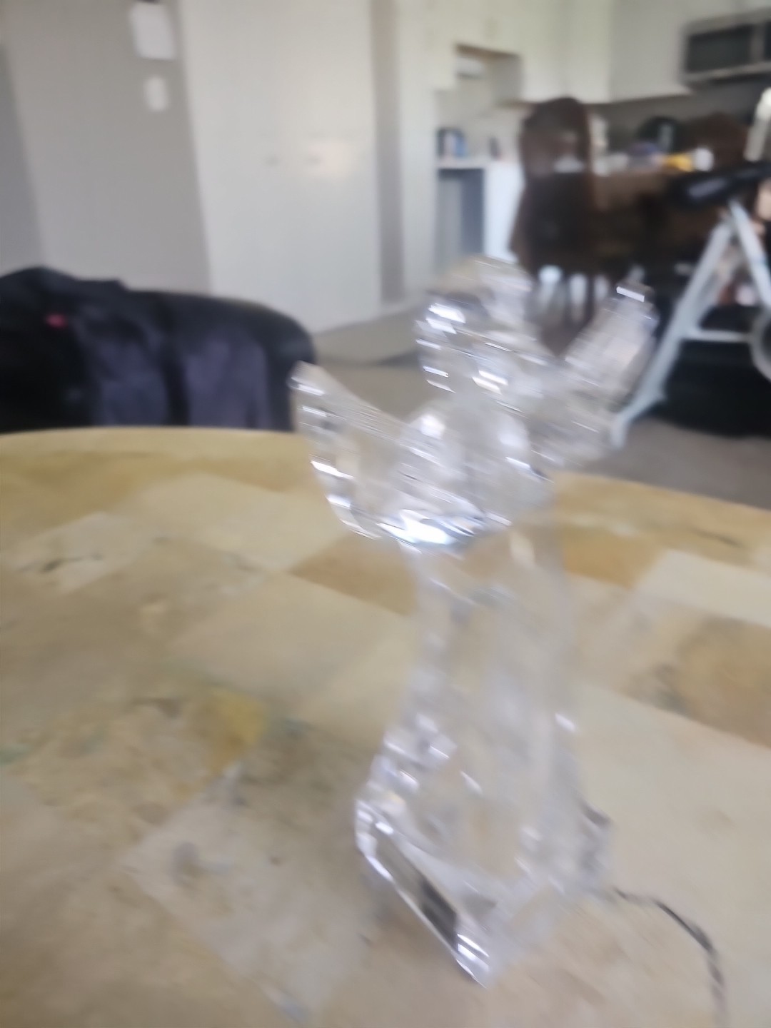 Harp Playing Angel Mikasa Lead Crystal Herald Collection Germany
