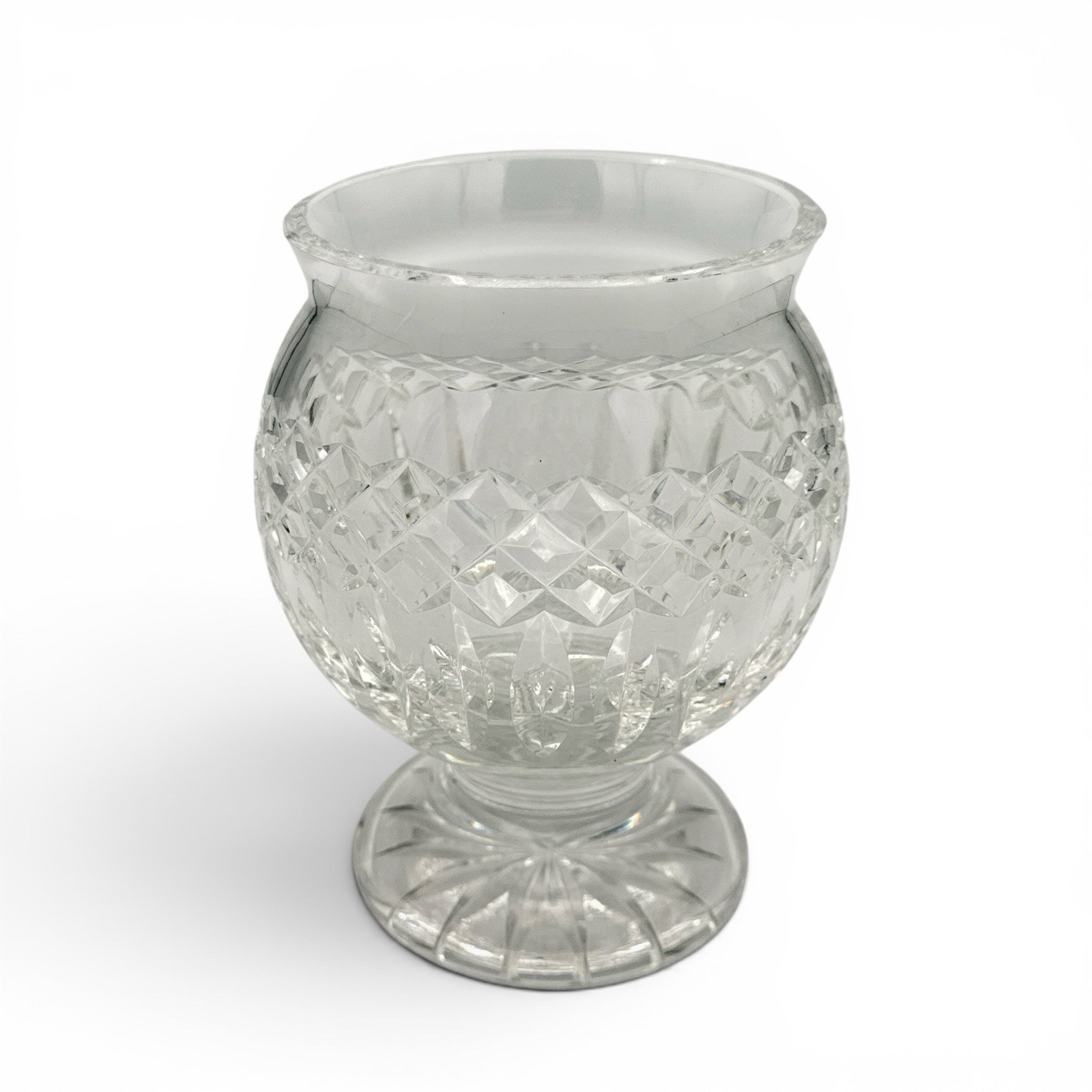 Waterford Crystal 6.5in Footed Flower Vase