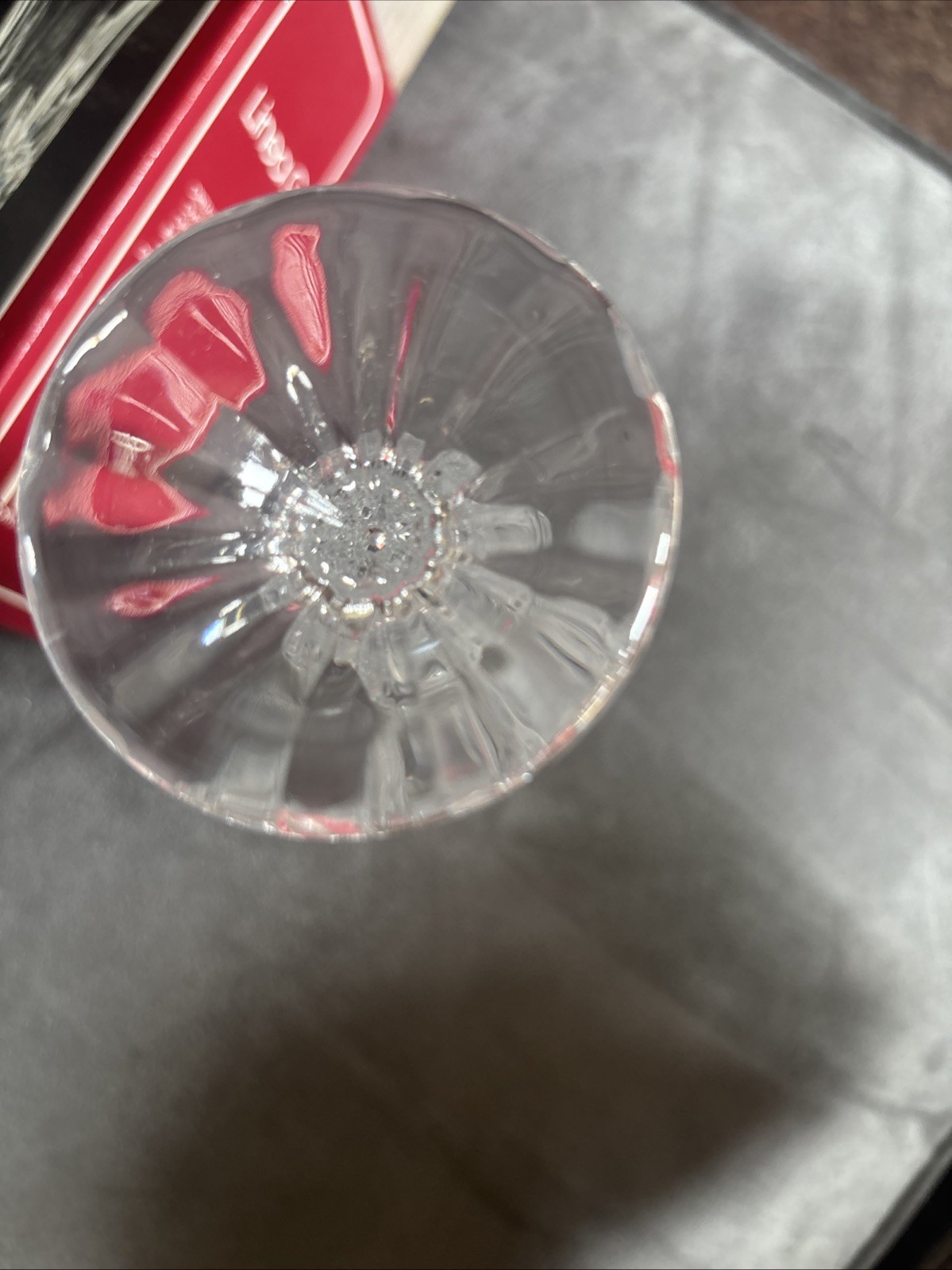 RCR Royal Crystal Rock #170 Bud Vase 6 ½” Tall Flowers Made in Italy In Box