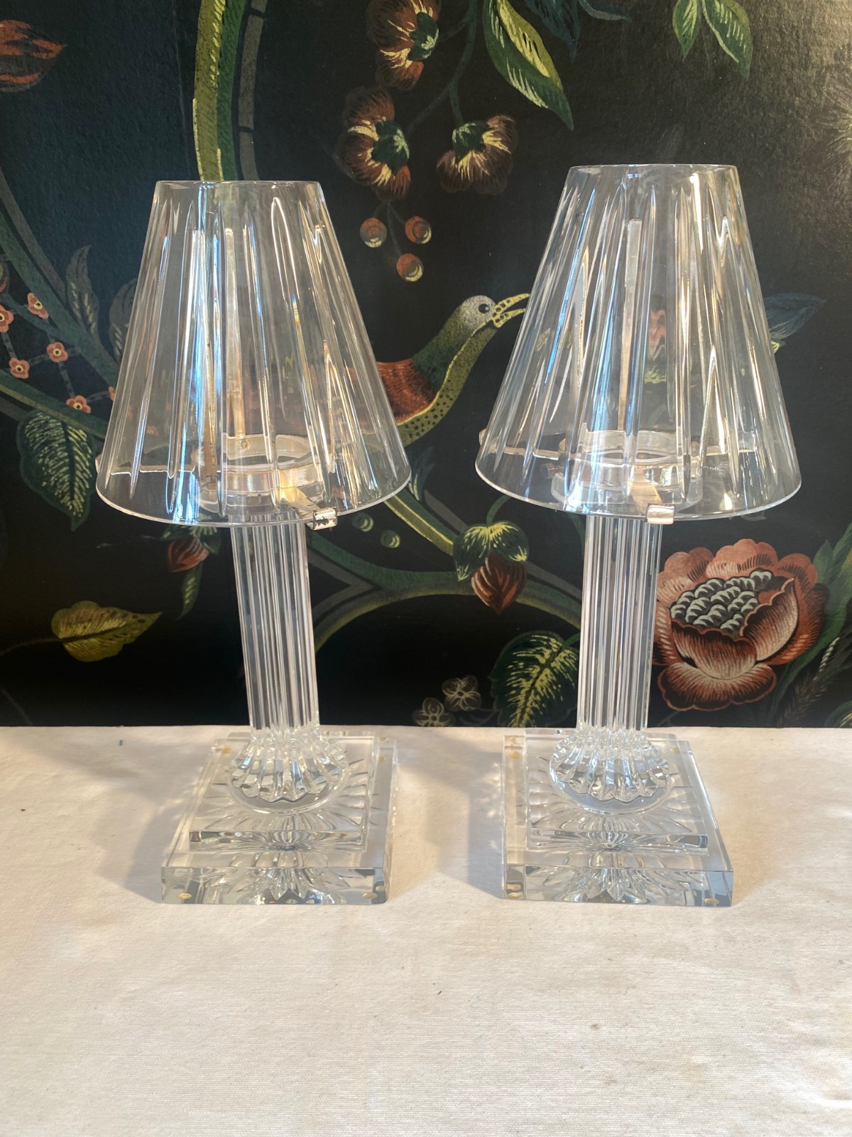 1 Vesper Candle Lamp – 12″ William Yeoward Crystal Handmadel 12″ H (2 available)