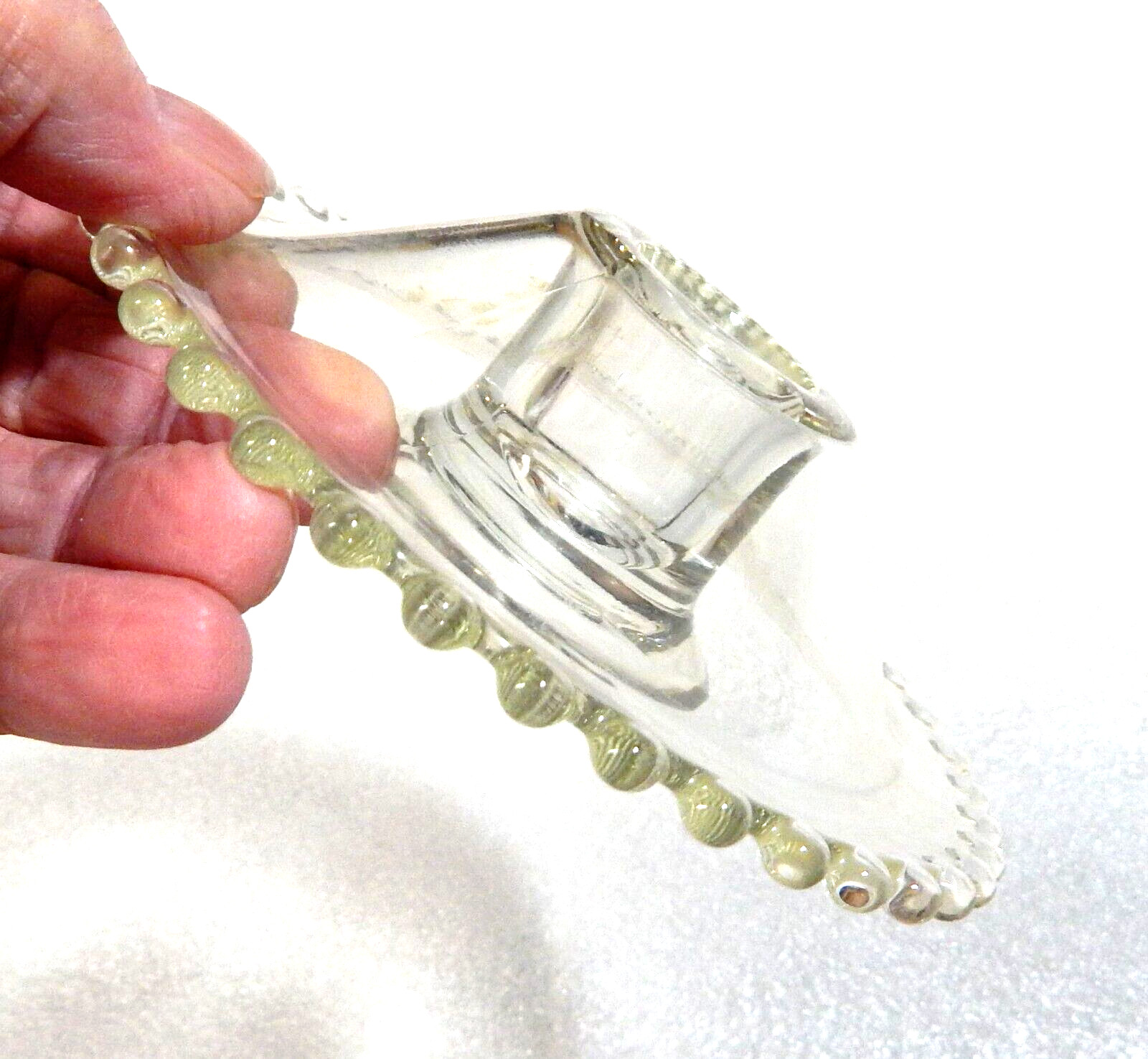 Candlewick Candlestick 5 1/4 x 2″ Vintage Imperial Glass Mushroom