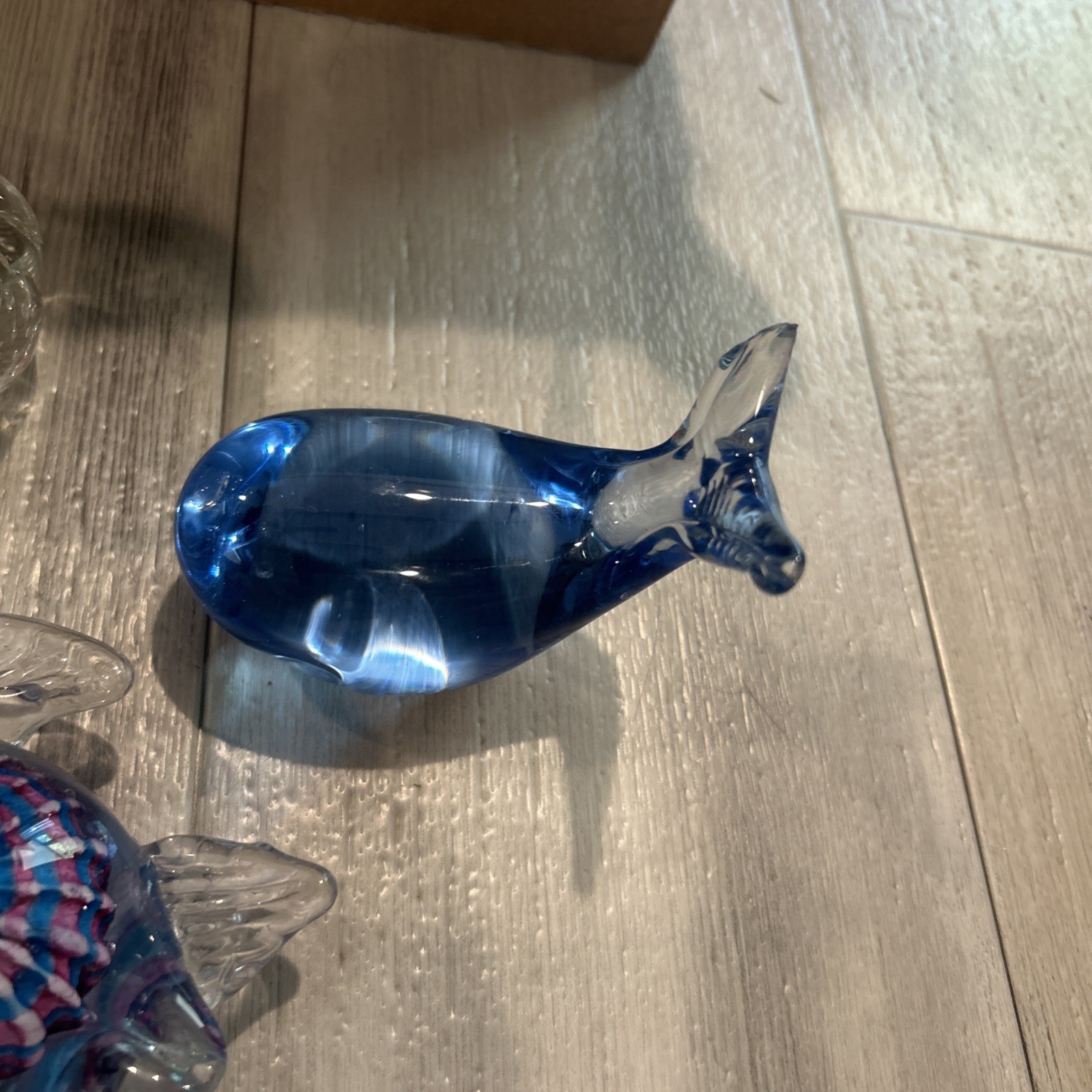 hand blown art glass figure lot