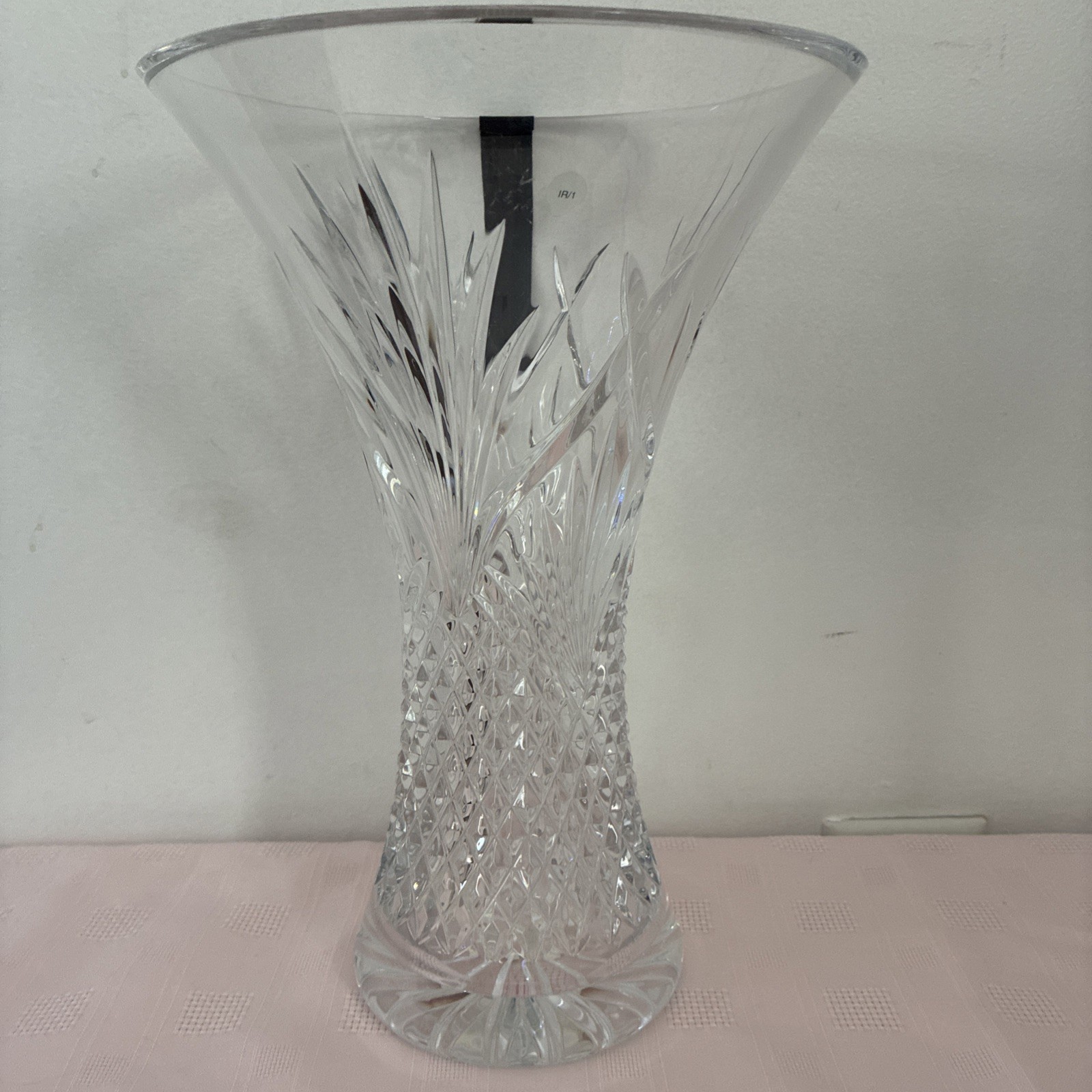 Rare Waterford Melissa Trumpet Vase 12″ House of Waterford Crystal 40018843