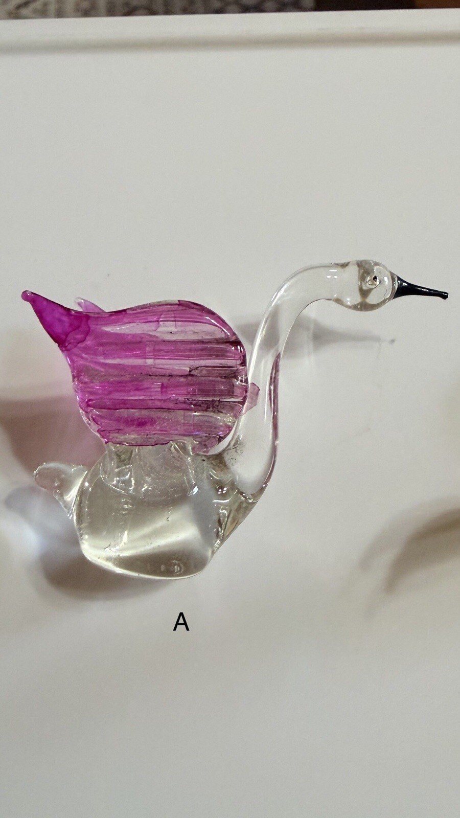 10 Vintage Miniature Blown Glass Bird Figurines Trinkets
