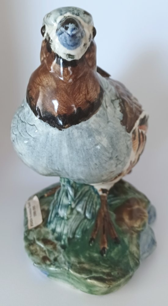 Stangl Bird Pottery Scarce #3458 Mountain Quail Figurine in Excellent Condition