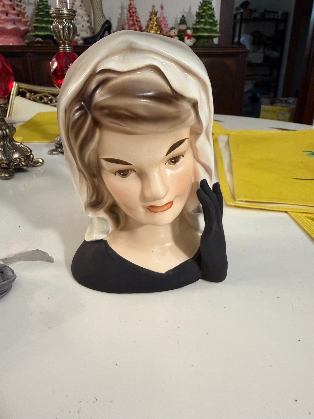 1964 Jackie Kennedy Lady Head Vase, Inarco E-1852