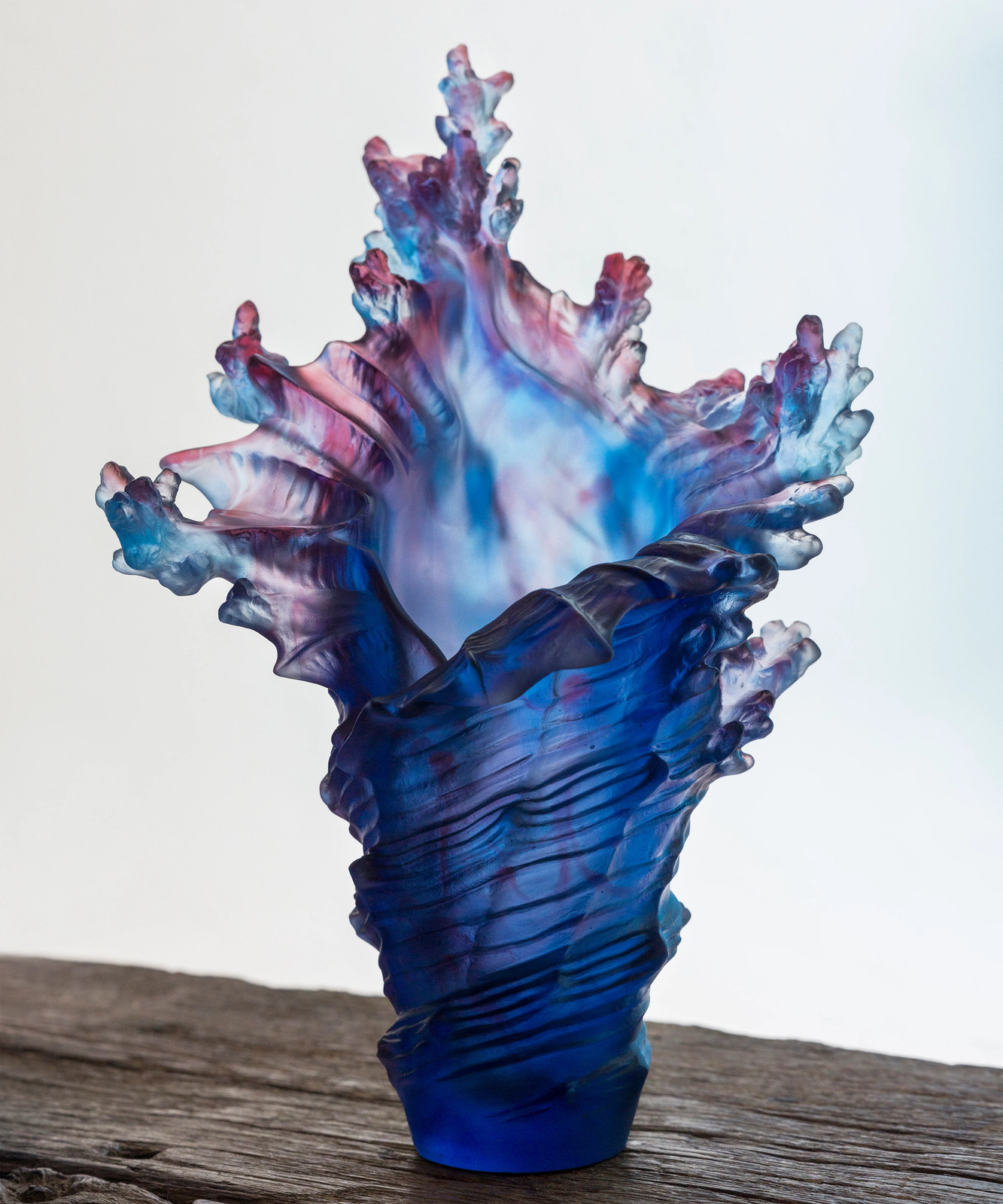 Daum Home Décor – Large model Coral Sea vase an ode to the ocean by Daum – 5717