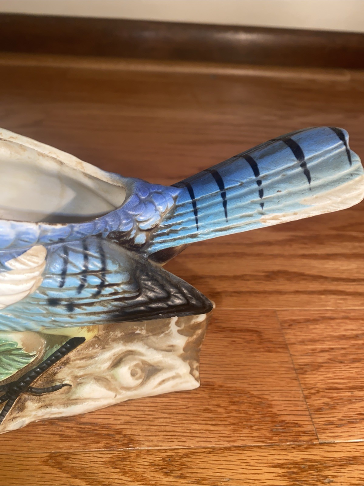 Vintage Blue Jay Planter Blue Bird Made Japan for Rubens Originals Las Angeles
