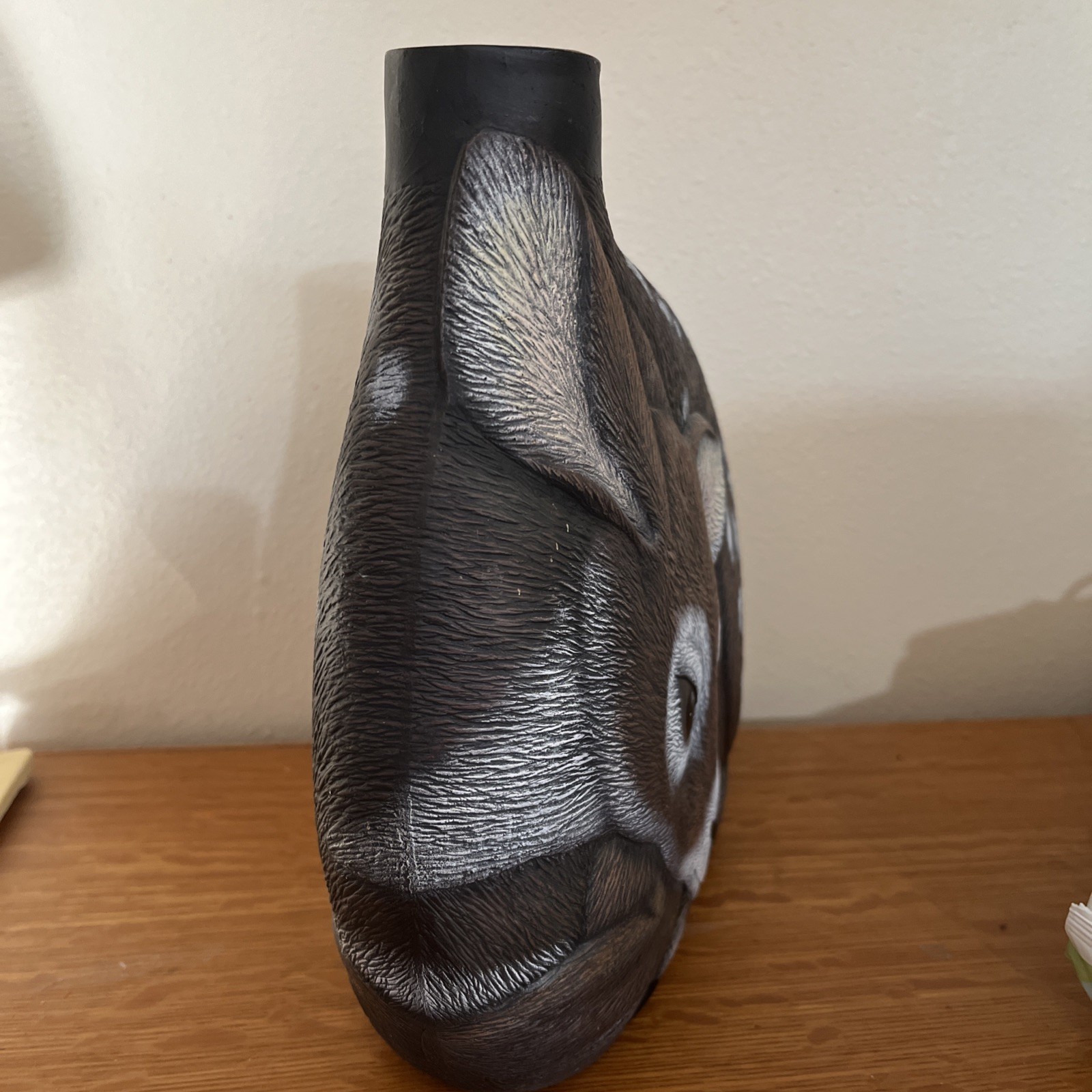 Scandinavian Vase, Studio Handcrafted Art Pottery -Fawn