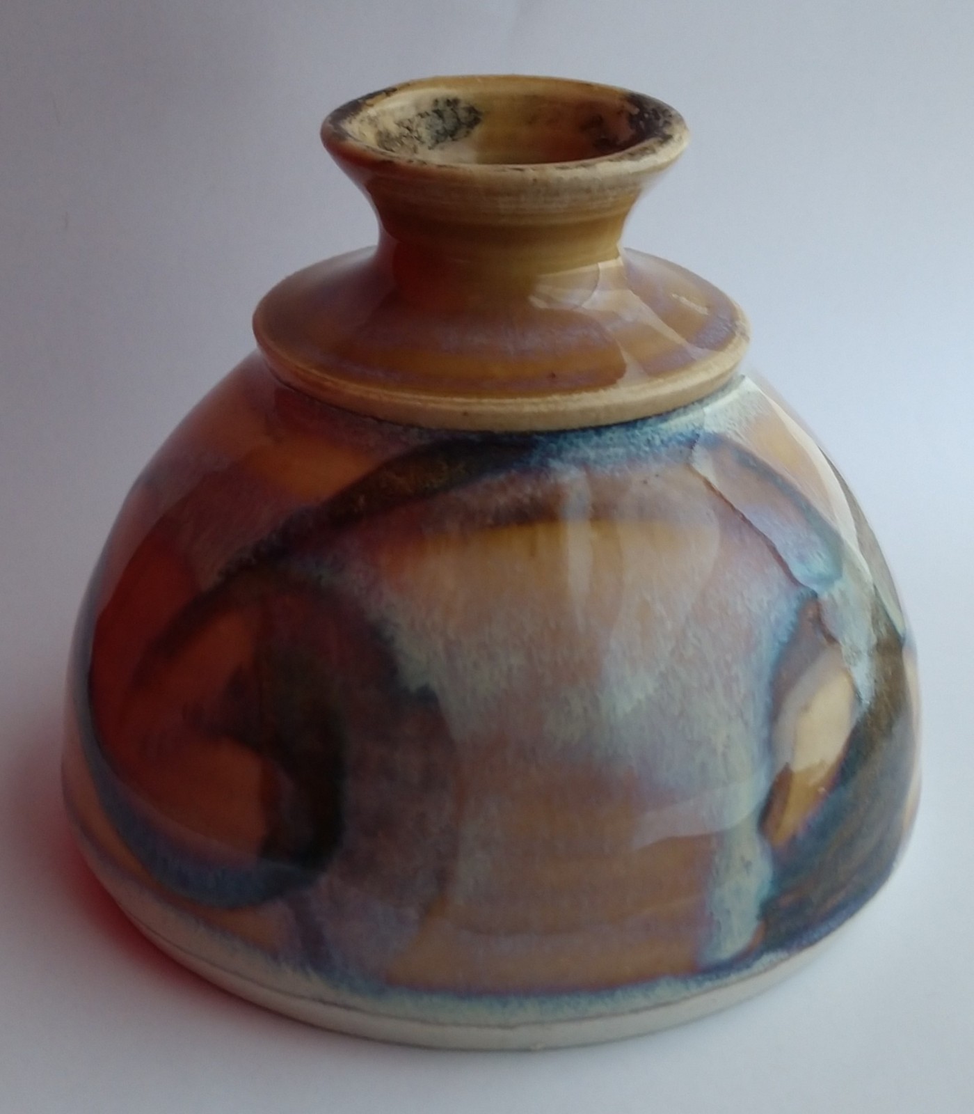 Handmade Inkwell Vase 4 X 3.5 inches