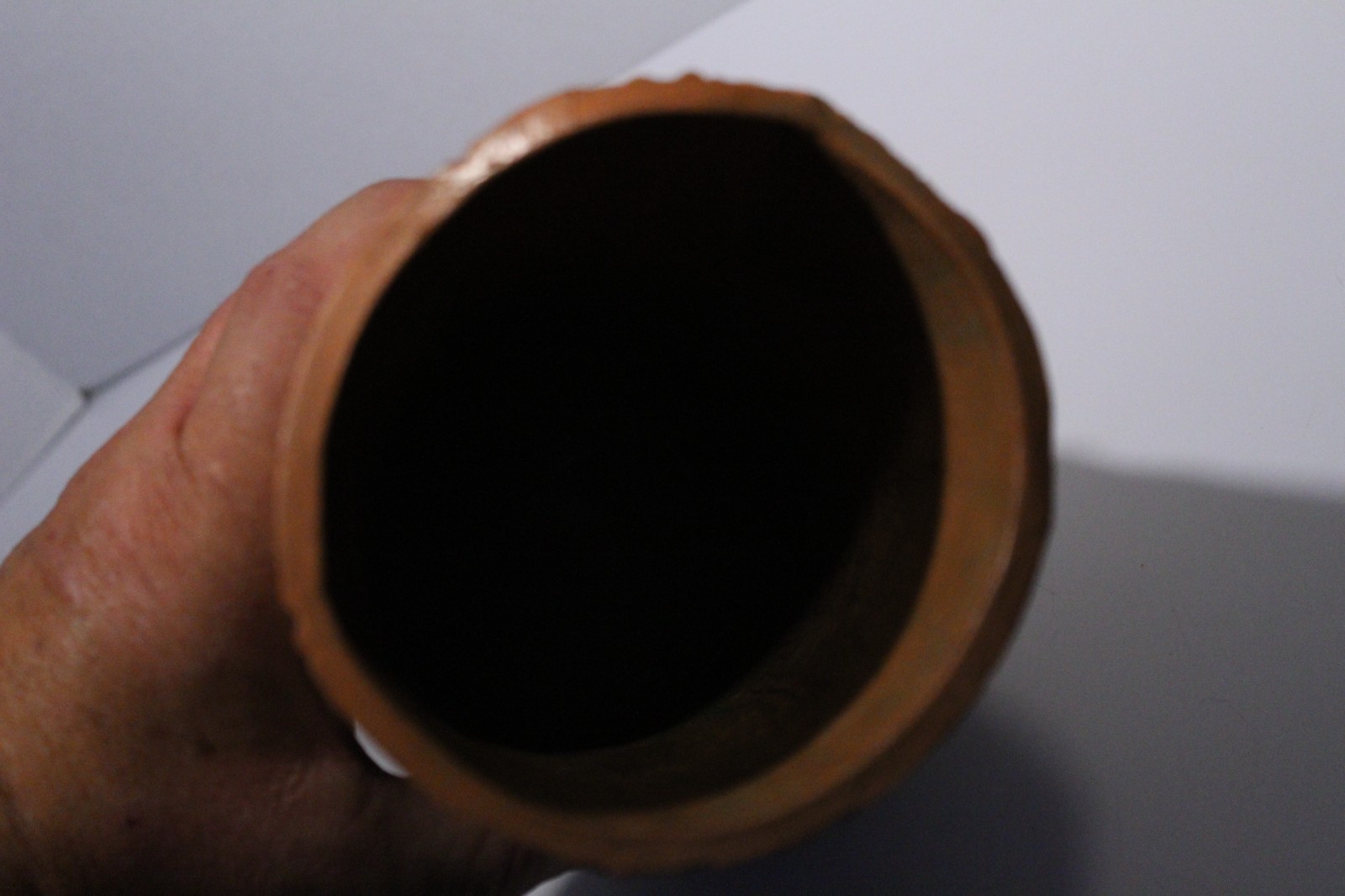 I love the mountains pottery vase 5” Diameter X 10” High