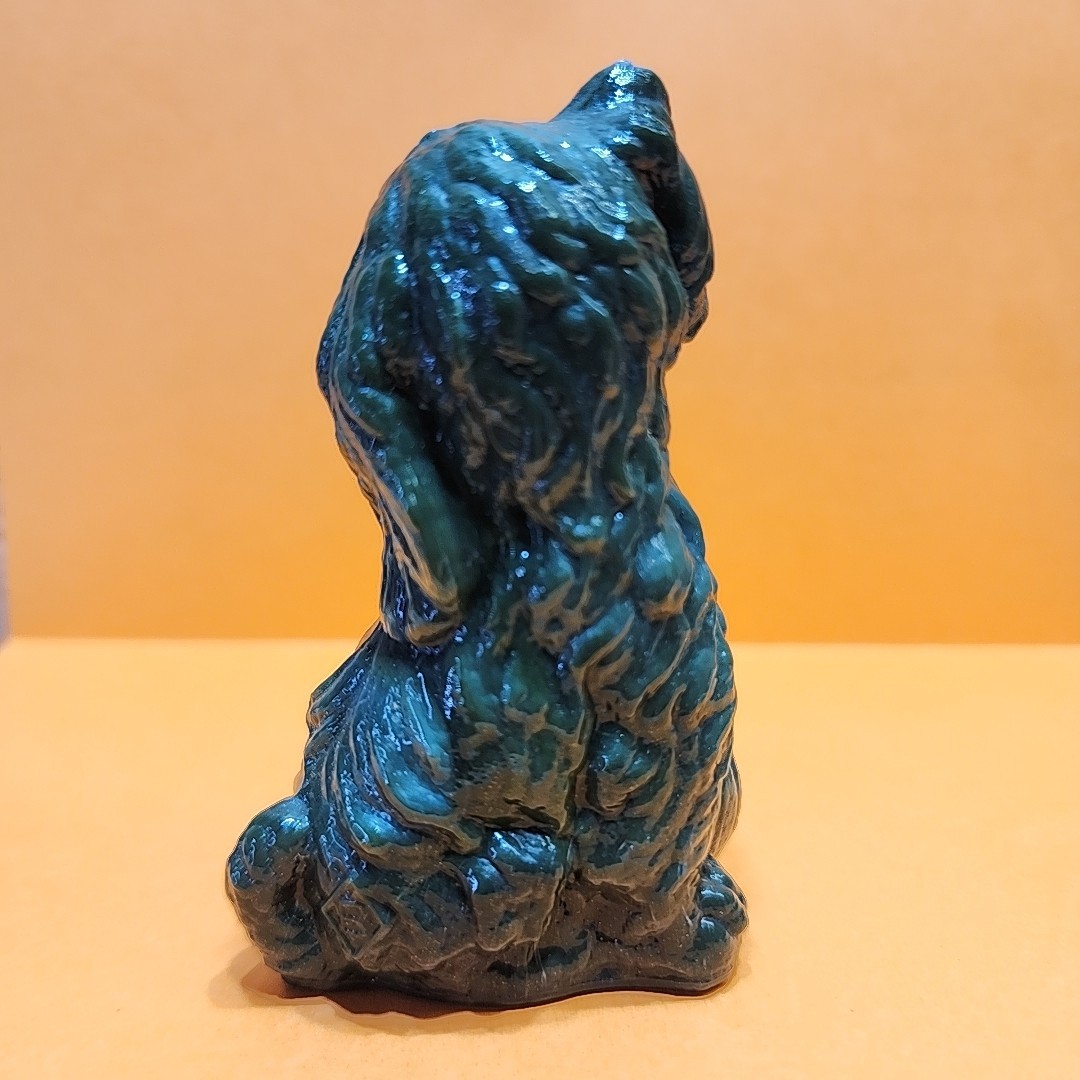 Boyd Art Glass Skippy The Dog In English Yew