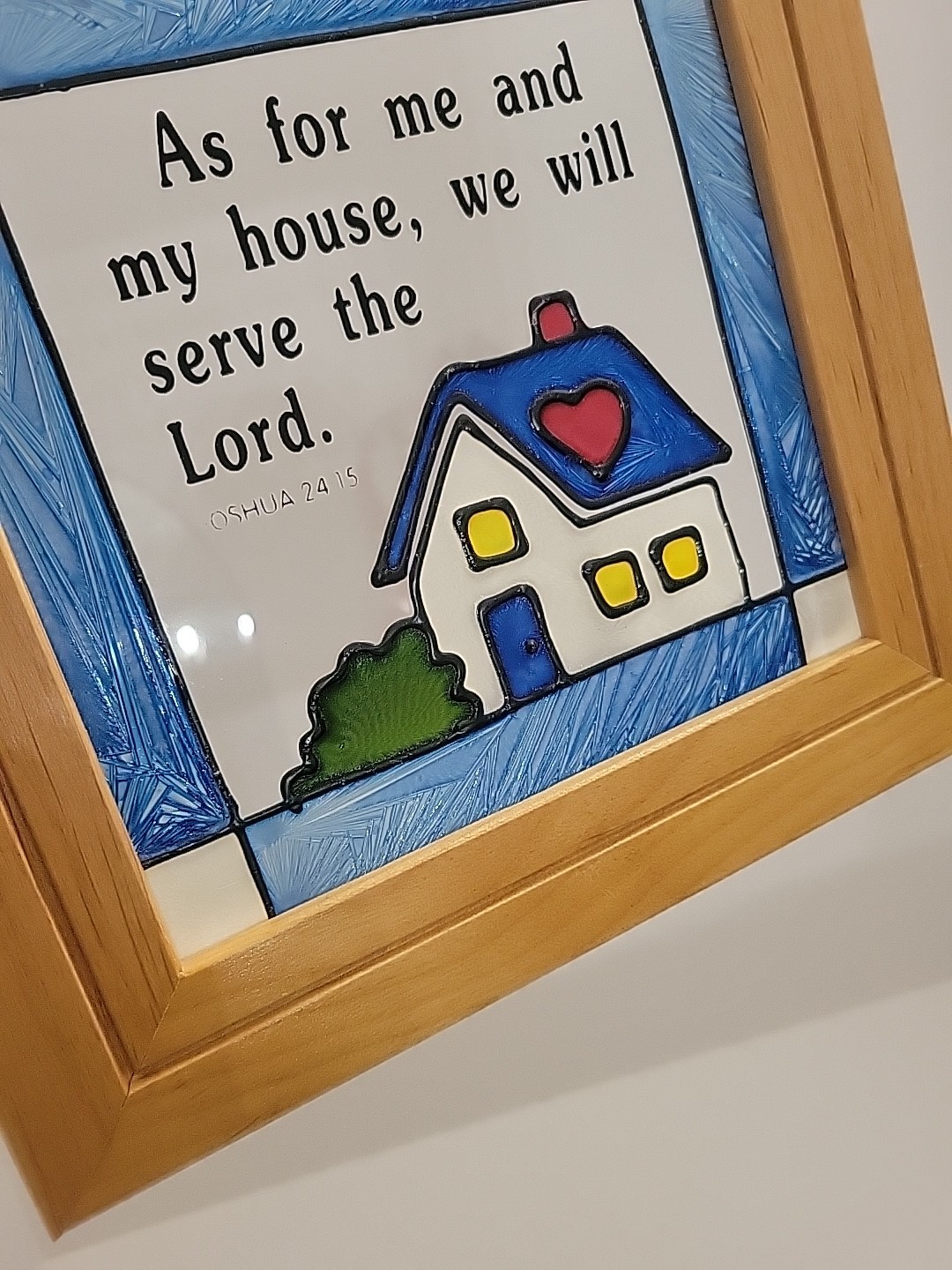 Vintage Open Windows – Stained Glass Look – Prayer House FAITH – Salida Colorado