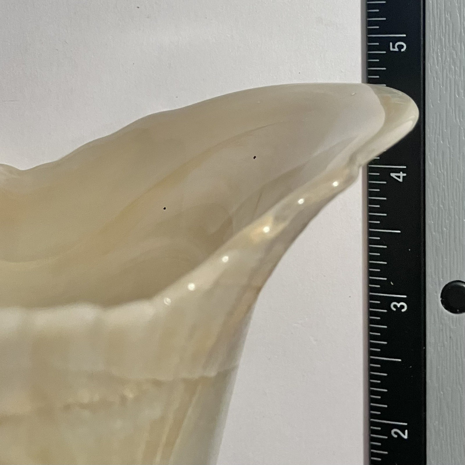 MURANO ITALY Glass Vase / LAVORAZIONE ARTE Trumpet Swirl / 4.75 Inches / VINTAGE