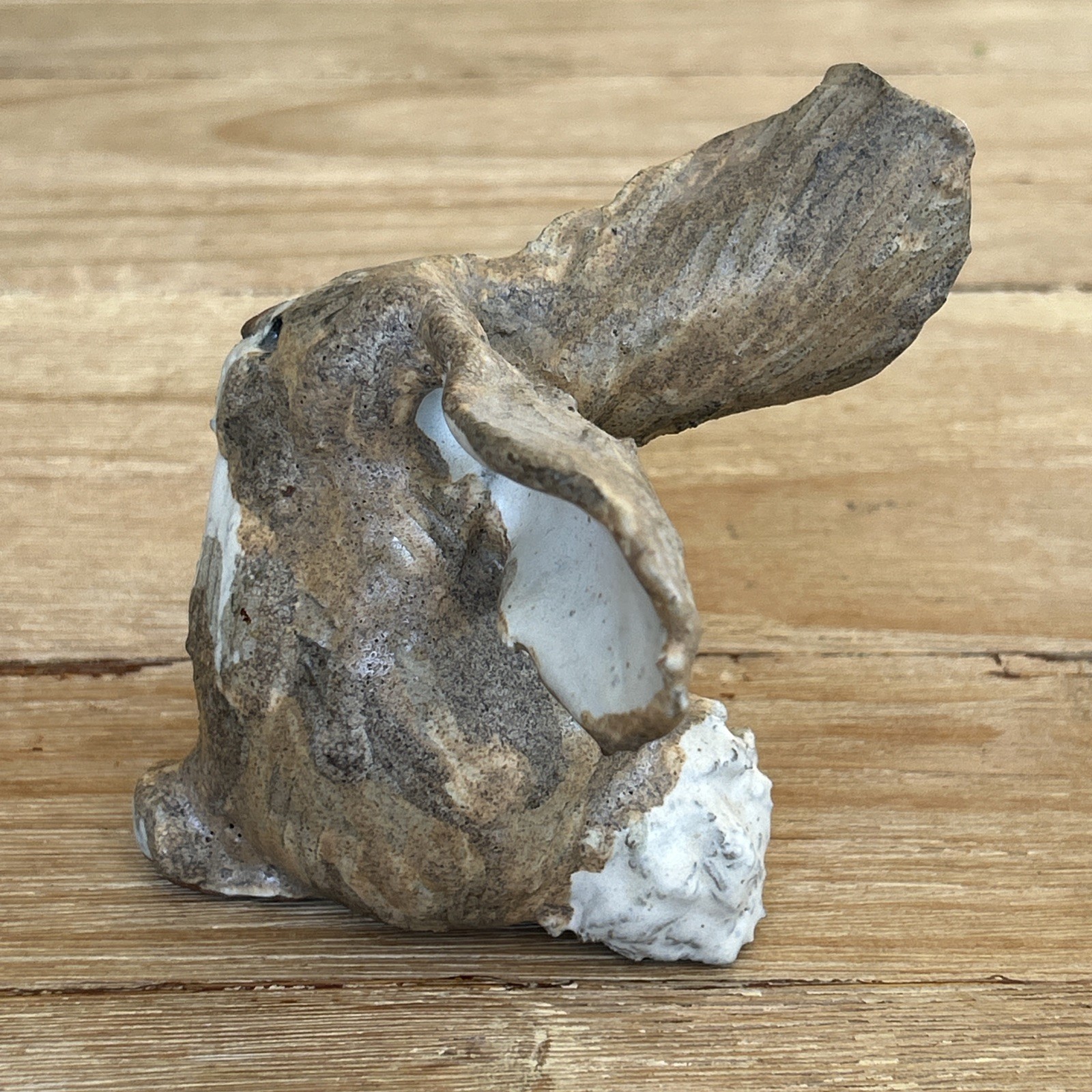 Vintage Signed Studio Pottery Bunny Rabbit Sculpture