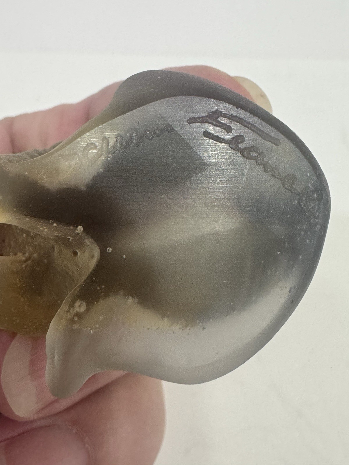 Daum Crystal Pate De Verre Mini Rhinoceros Retail $320 Adorable And Perfect