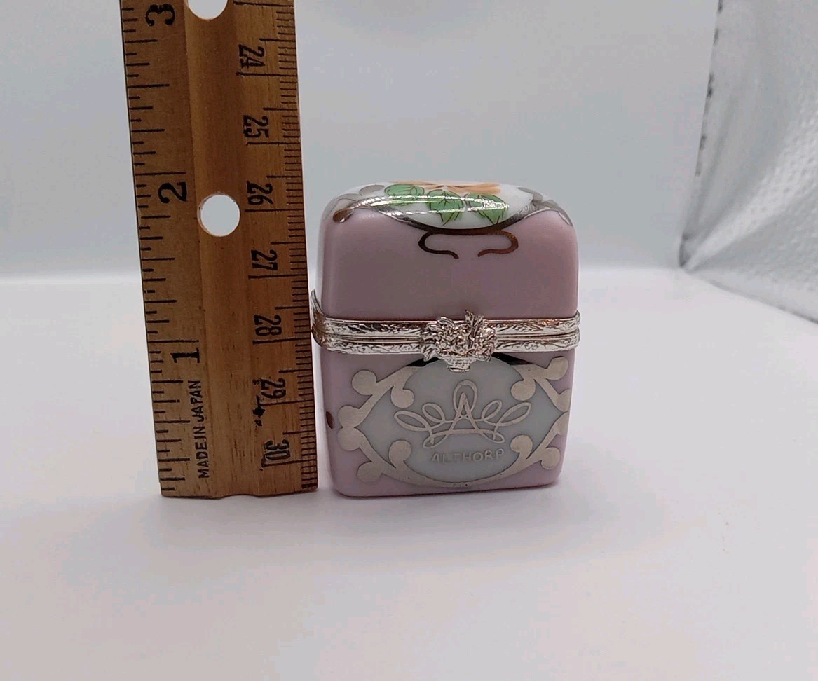 Althorp Special Edition Limoges Porcelain Trinket Box Perfume Set 23/1000 Rare