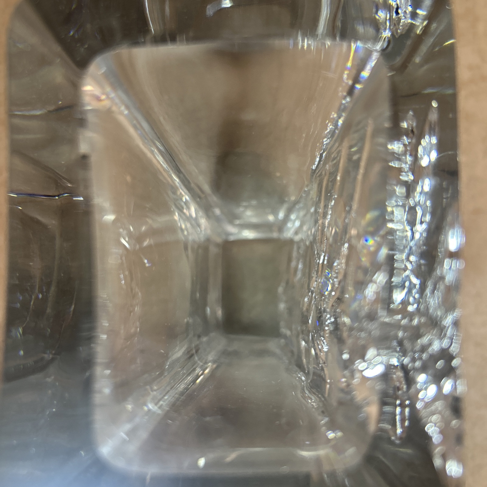 MONUMENTAL LARGE DAUM FRANCE CRYSTAL TEXTURED DEEP CUT VASE