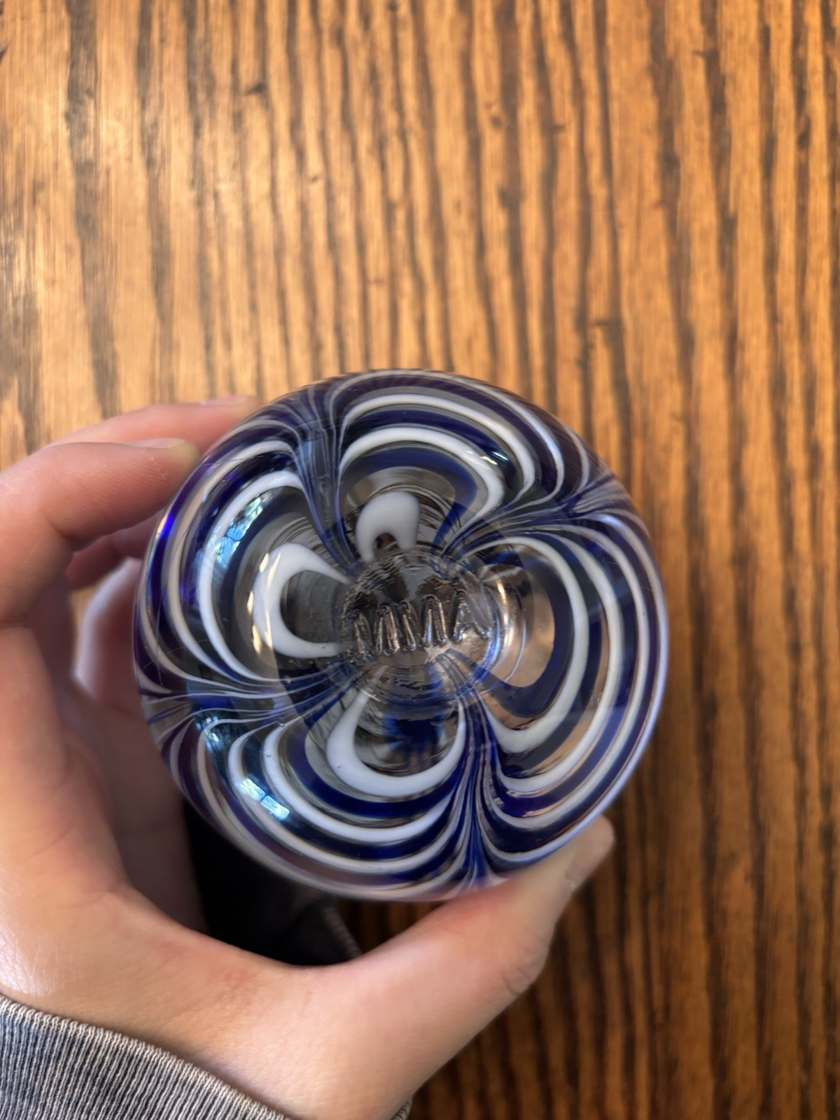 Metropolitan Museum of Art (MMA) Art Glass Swirled 3″ Paperweight