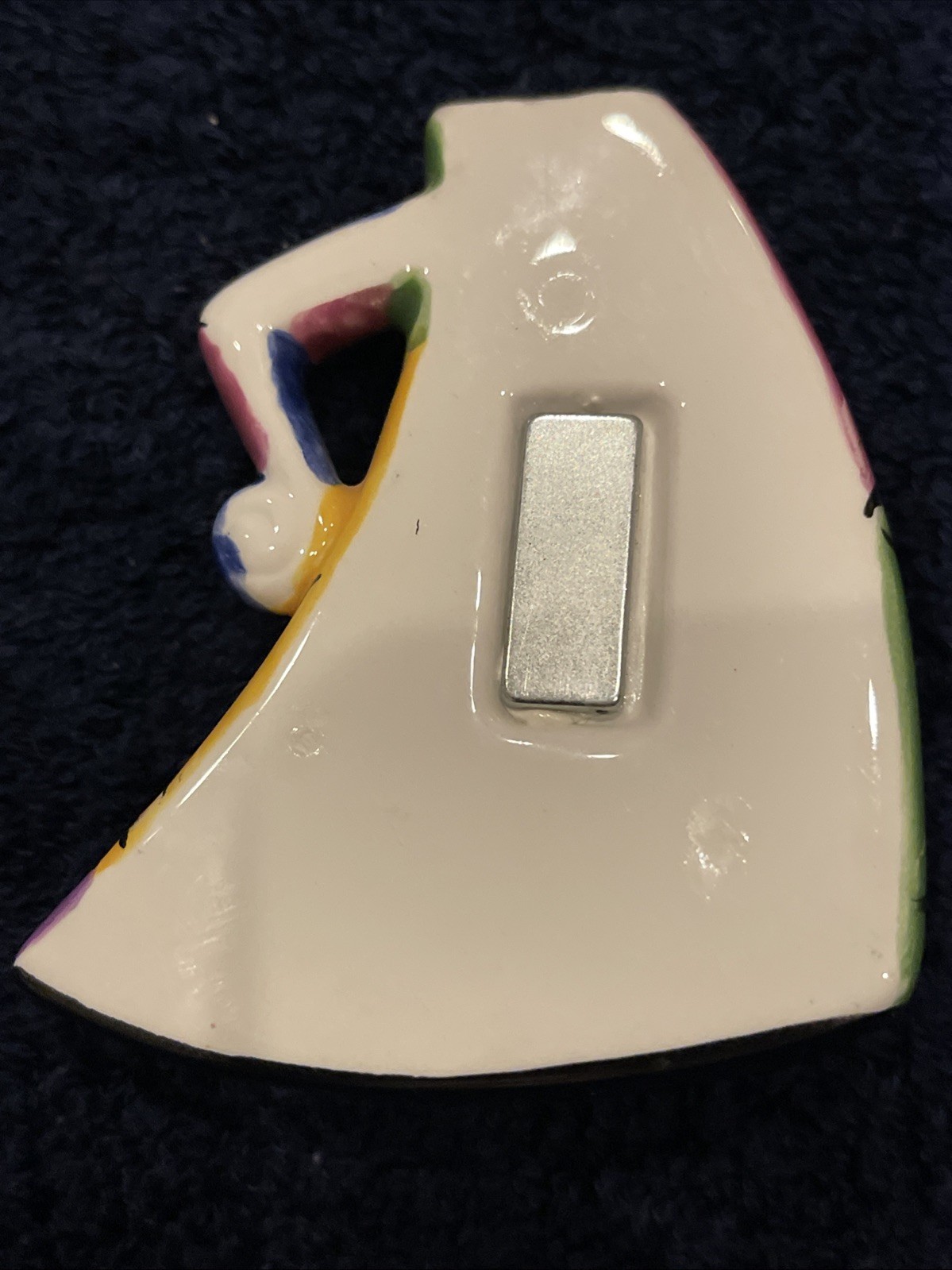 Picasso Museum Inspired Miniature Wall Pocket Vase Magnet Colorful Abstract Art