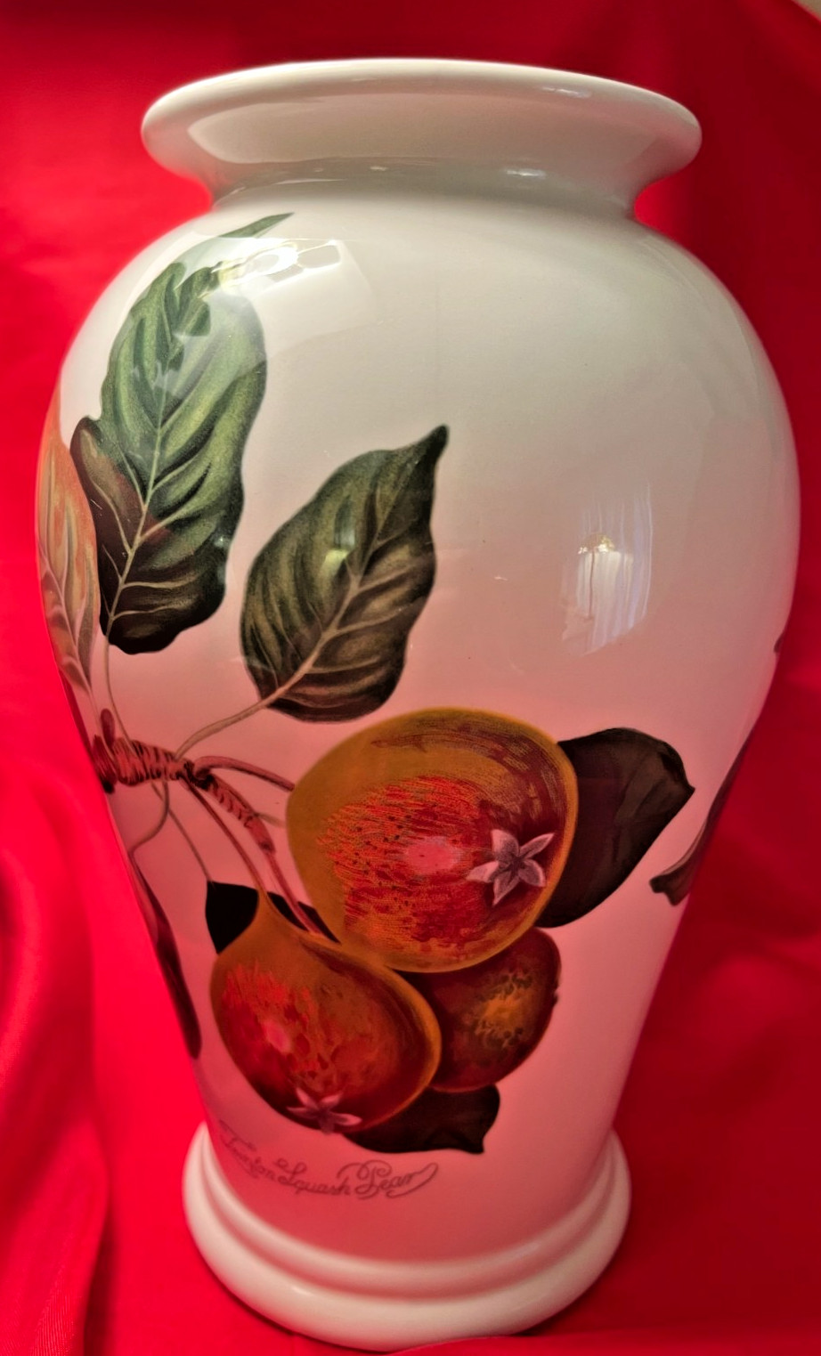 PORTMEIRION Pomona 8 1/4 inch Vase, Teinton Squash Pear