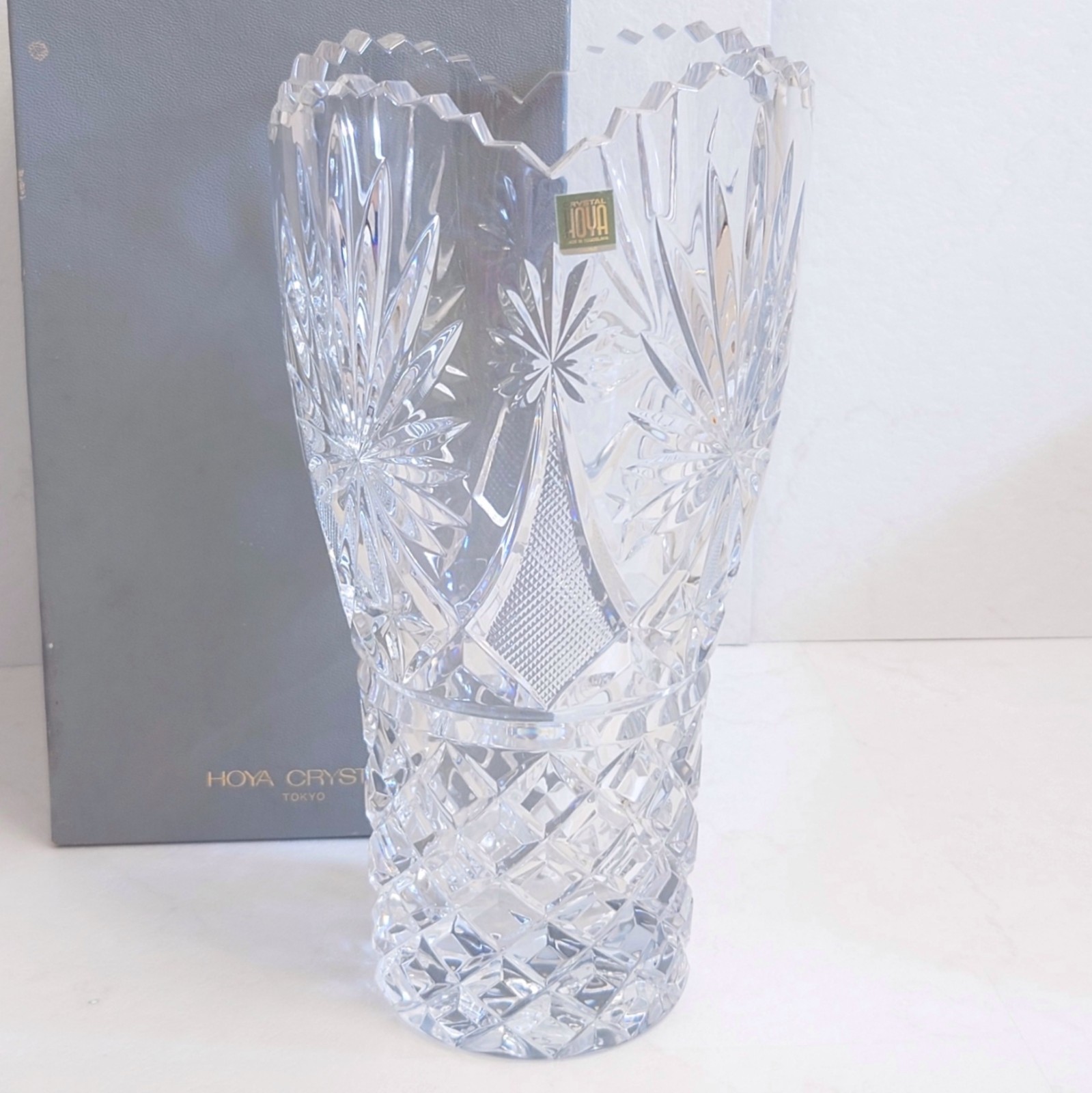 HOYA CRYSTAL Vase Unused /Model Number: A900101667A /From Japan FedEx