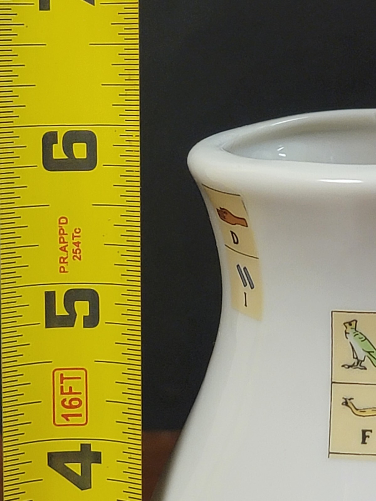Vintagr Egyptian Fine Royal Porcelain T. Limoges Vase signed Fathi Mahmoud