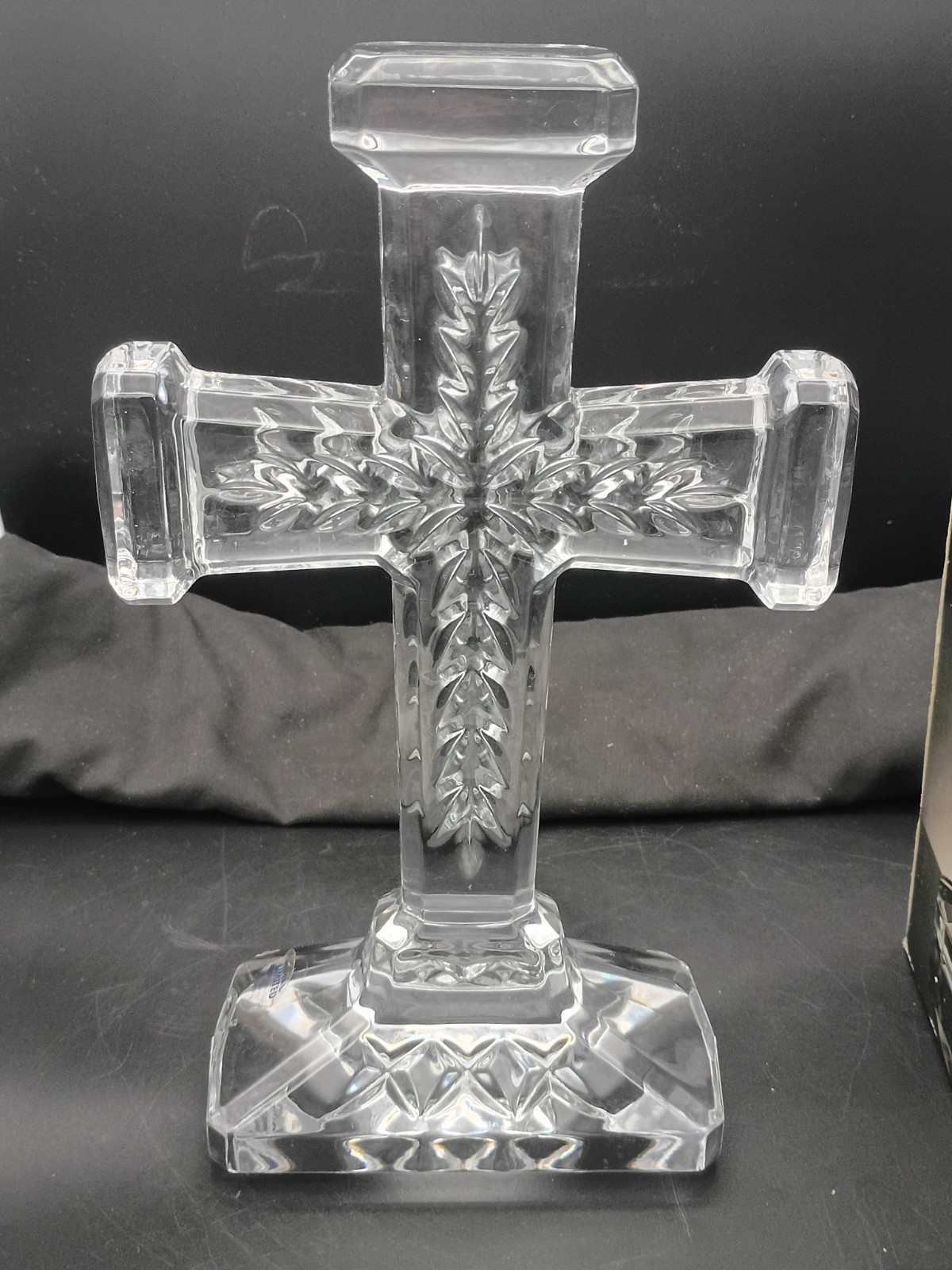 Royal Limited Crystal Cross 10” 24% Lead Made Slovenia w/ Original Box
