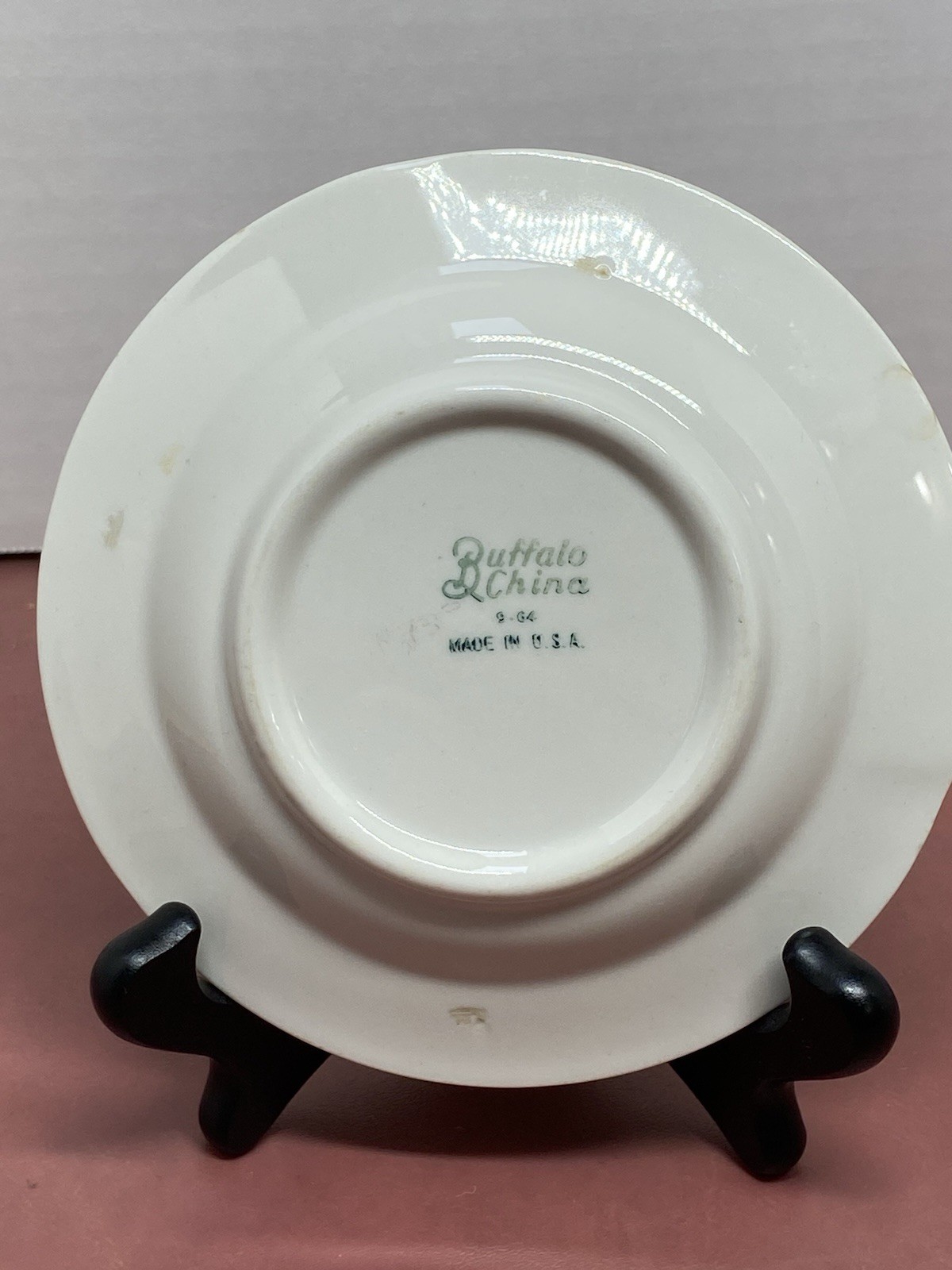Vintage Restaurant Ware BUFFALO CHINA Promotional Advertising AAIE Ashtray 1968