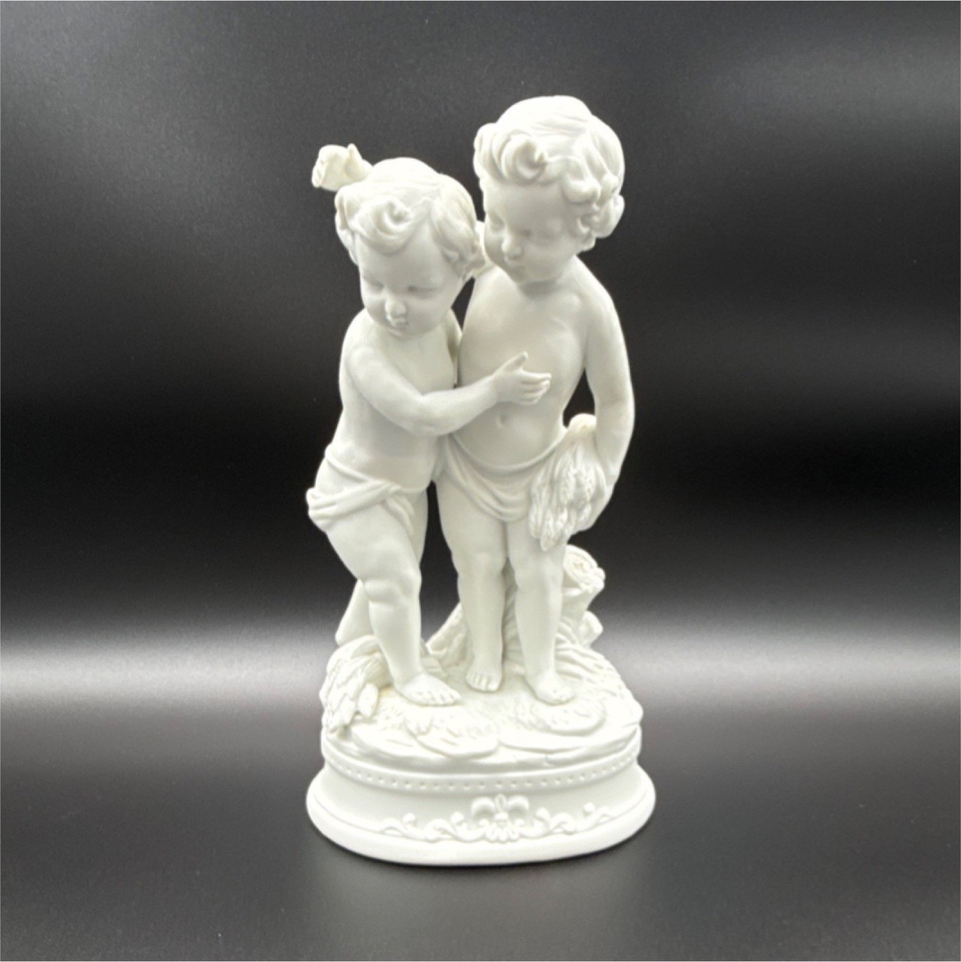Andrea by Sadek white porcelain cherub figurine, made in Japan