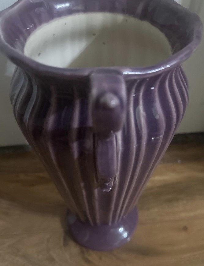 One Of A Kind Glazed Vintage Pottery Medium Sized Decorative Pot/vase Unique