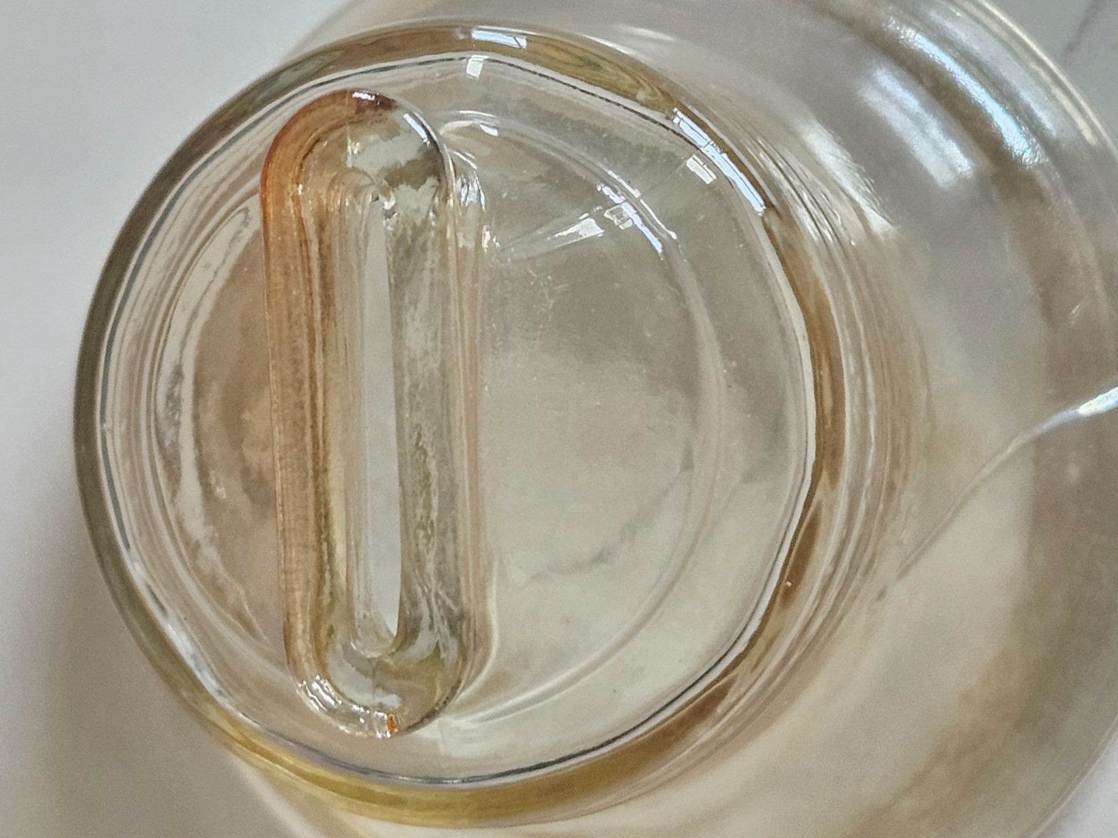 VTG Pass And Stow Liberty Bell Bank Amber Glass Anchor Hocking Bicentennial USA