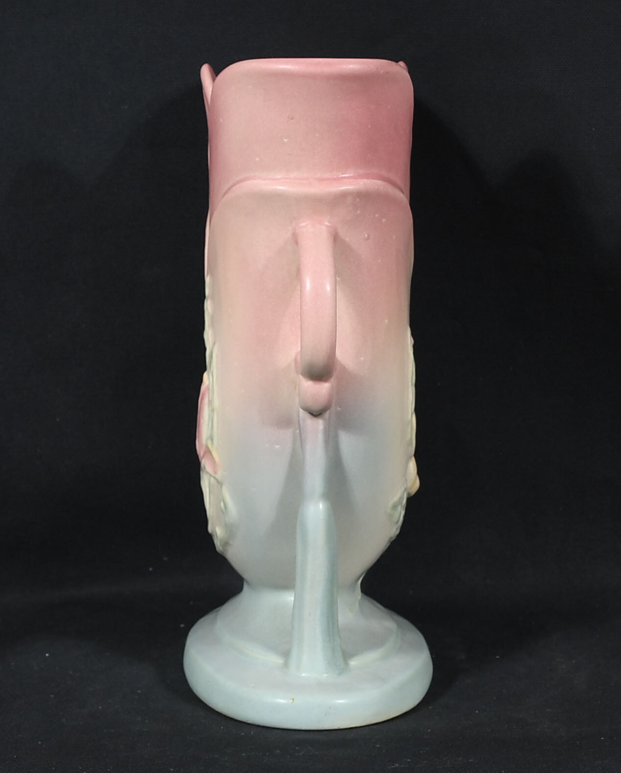 Hull Pottery Magnolia Vase 7-8 1/2″ Pink to Blue No Crazing