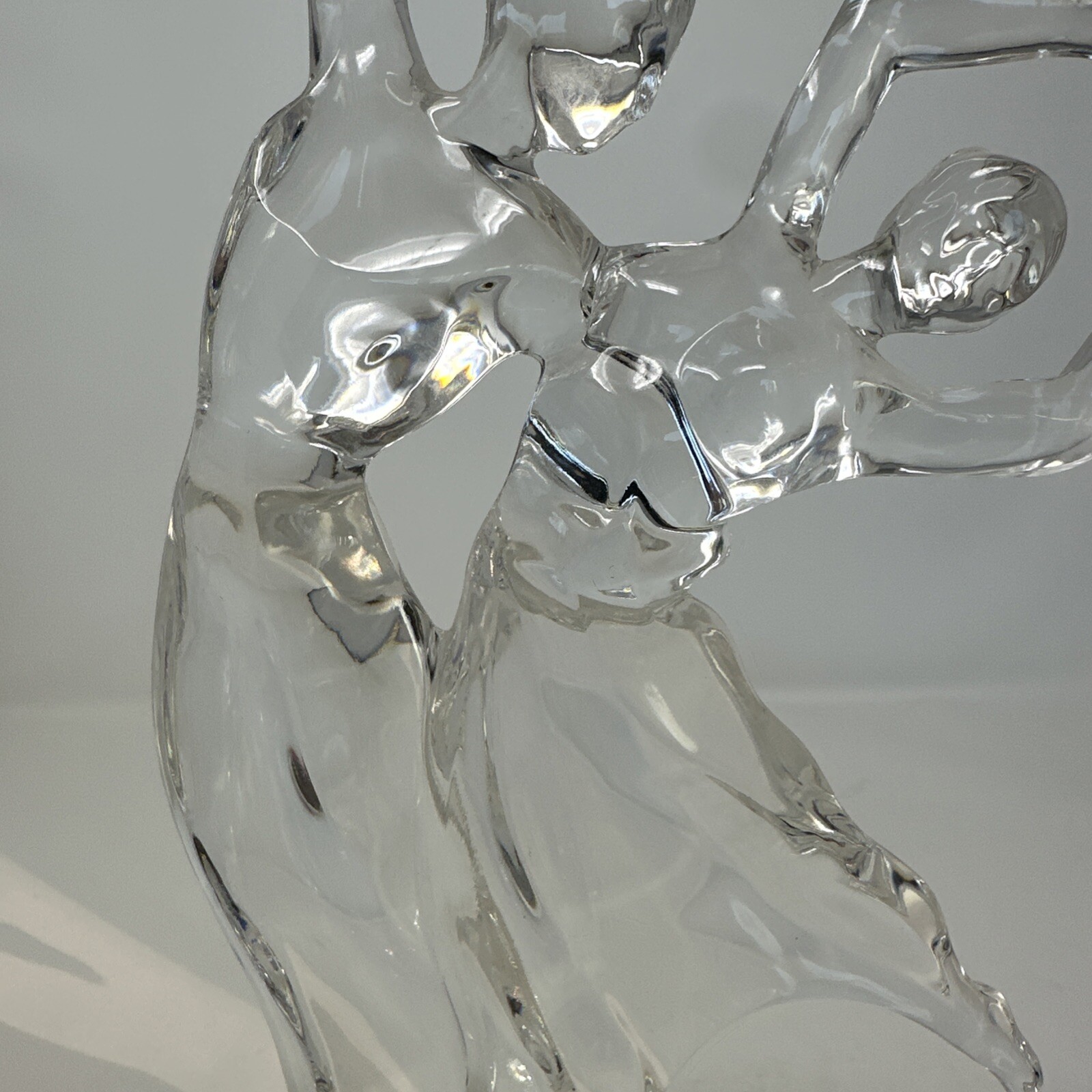 RCR Royal Crystal Rock Bolero 24% lead crystal ballroom dancer figurine 11″ MINT