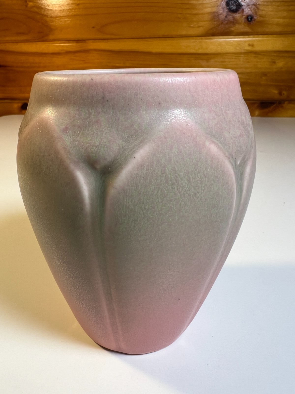 Rookwood Pottery Vase 1928 Pink Vellum Matte Glaze 2090 Art Deco 4″ Cincinnati
