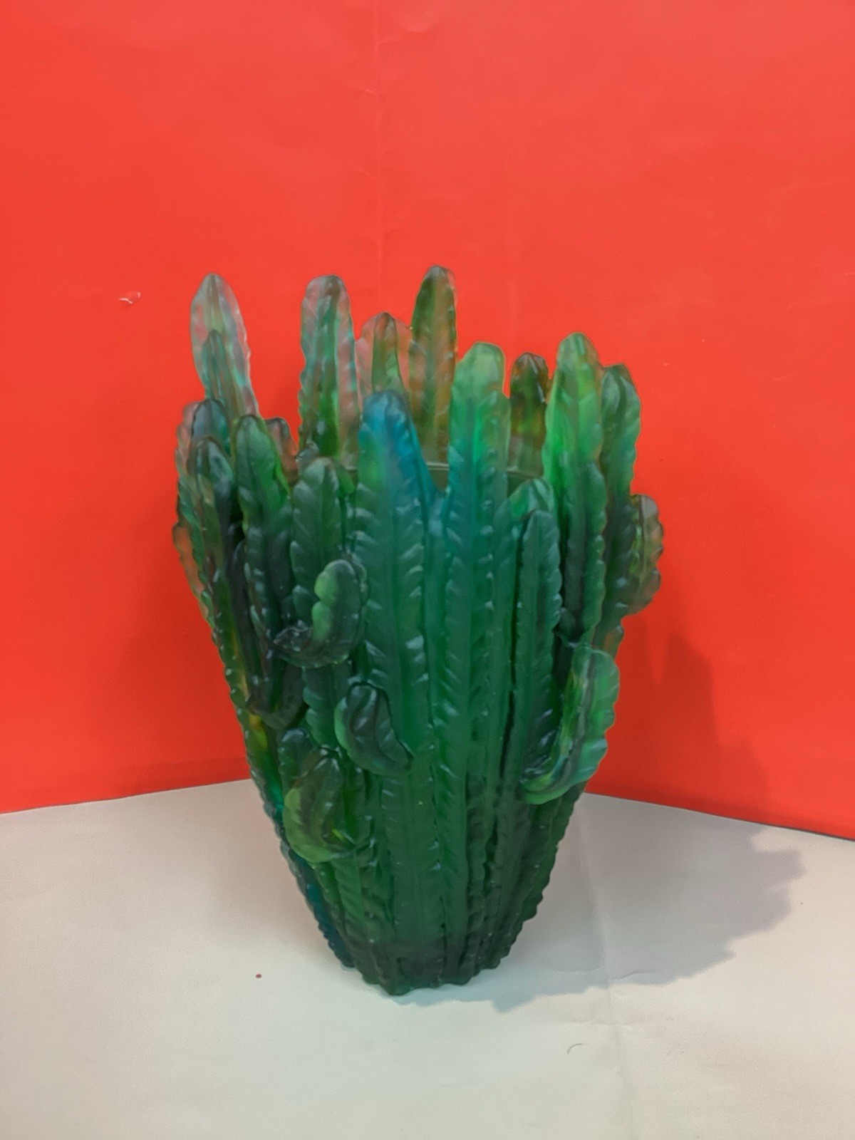 daum france crystal vase