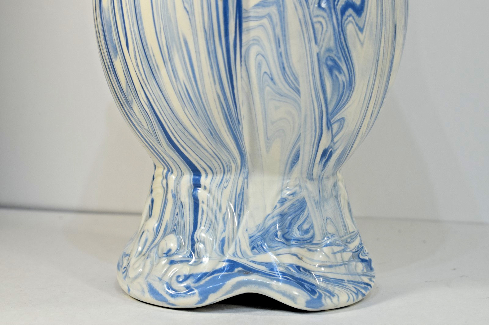 Vintage Ceramic 14.5” Pitcher Vase Signed