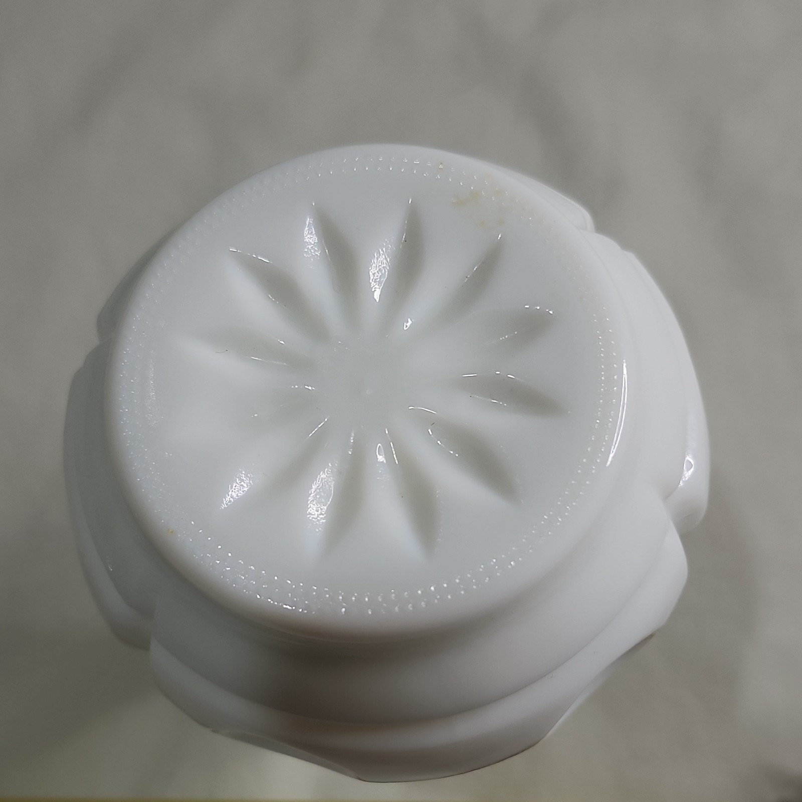 Unmarked White Milk Glass Bud Vase 4.75 in Narrow Neck Flared Rim Glossy
