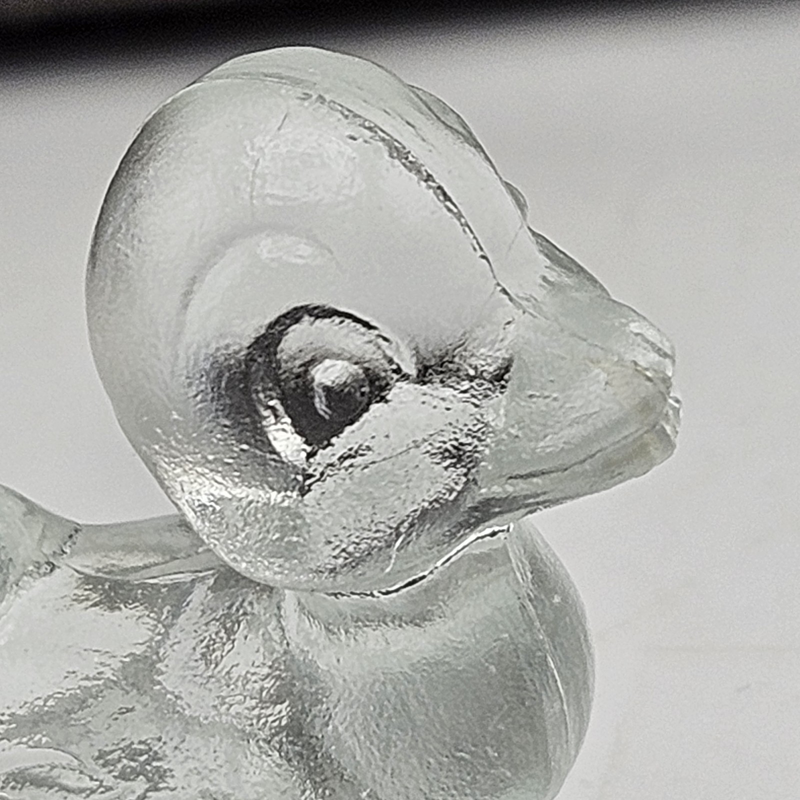Boyds Glass ~ Debbie Duck Duckling ~ Crystal – Clear