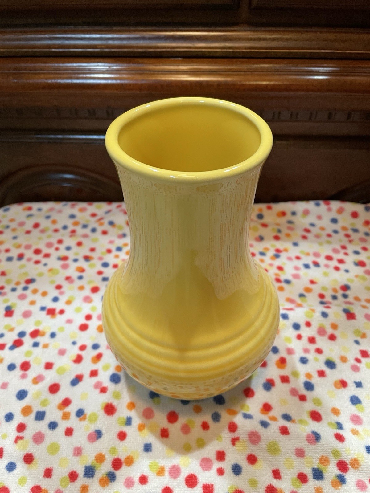 Fiesta Vase Royalty Sunflower *FIRST QUALITY* Not Seconds Pristine New 7 1/2 In