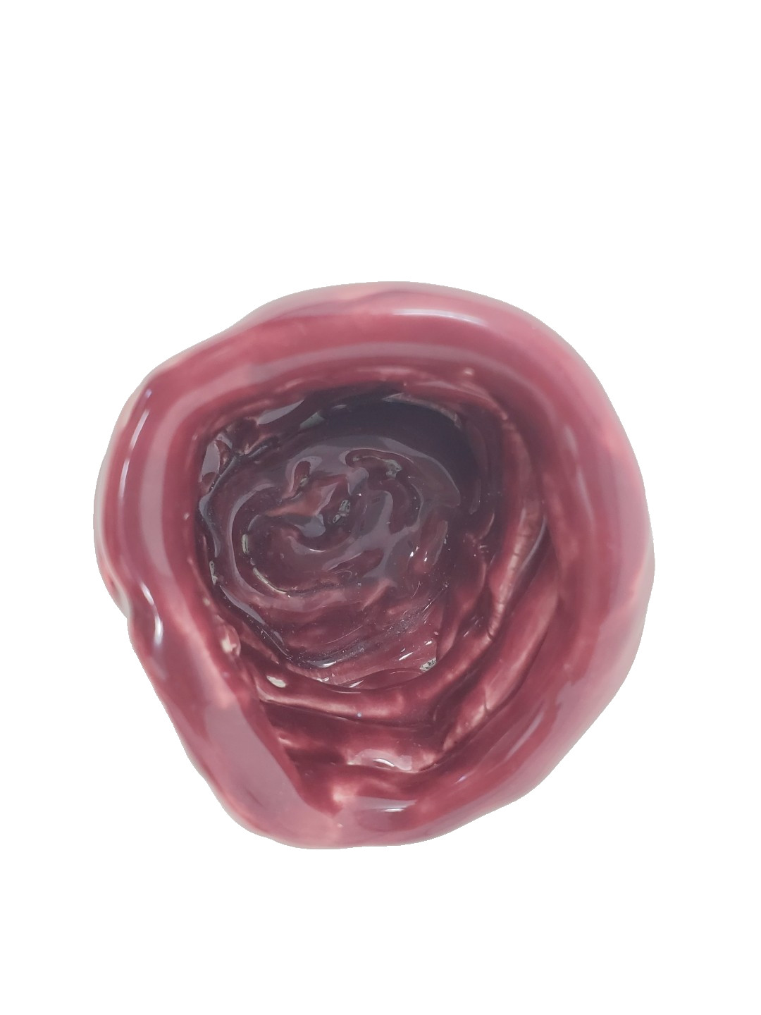 Coiled Pinch Cache Pot or Planter – Red Glaze – 2-3/4″ – for Succulents and More