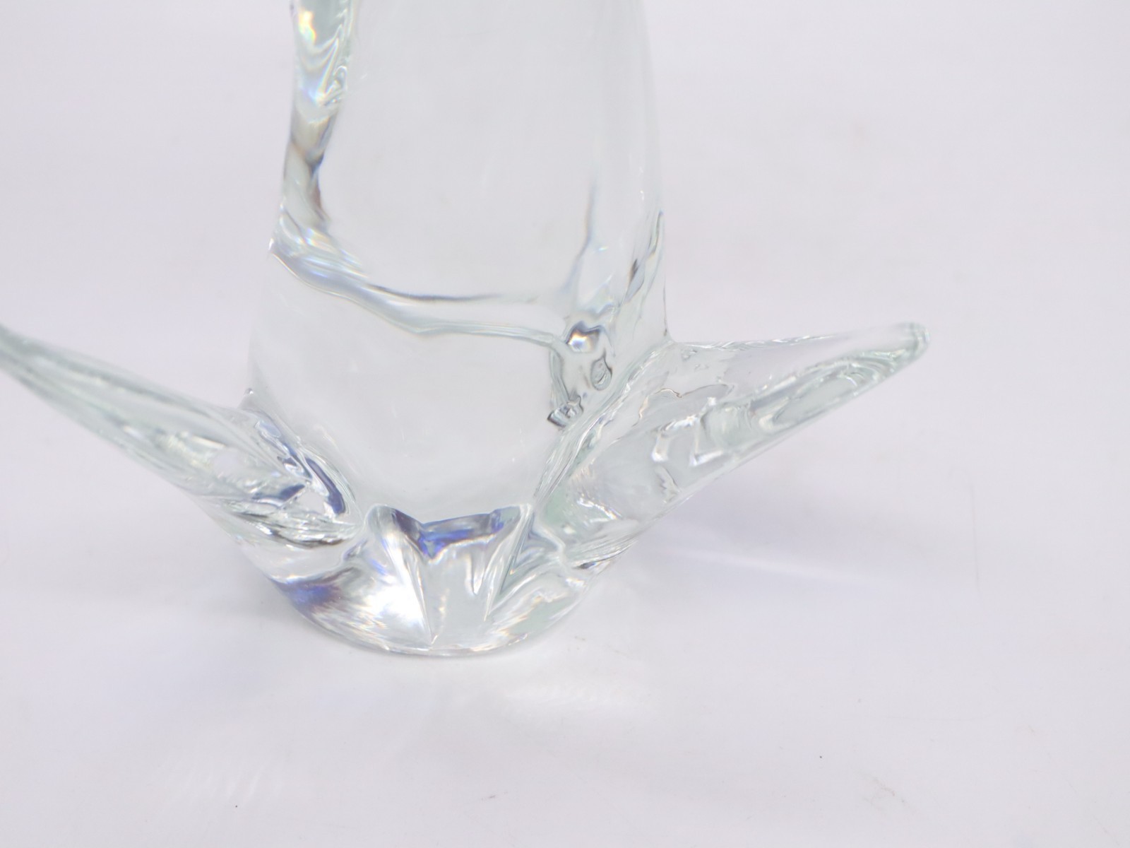 Vintage Formia Murano 11.5″ Glass Bird of Paradise Figurine Blue and Gold