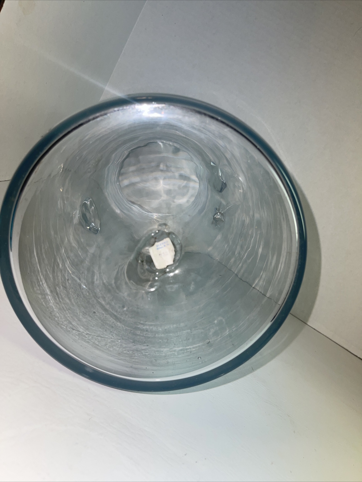 Blenko Clear Glass Milton WV 73279. Rare!!! Hard To Find. ALST