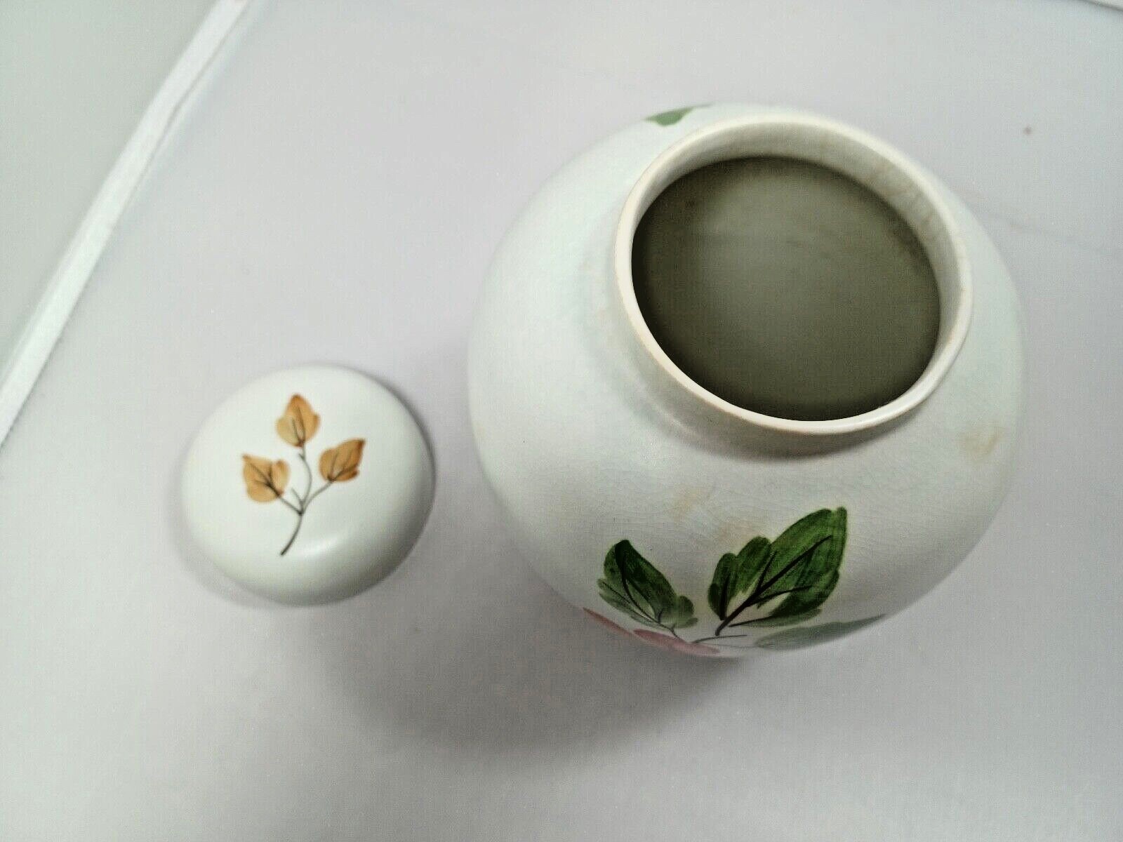 Vintage Ginger Jar Urn Vase Hand Painted Made in England Radford Floral Design