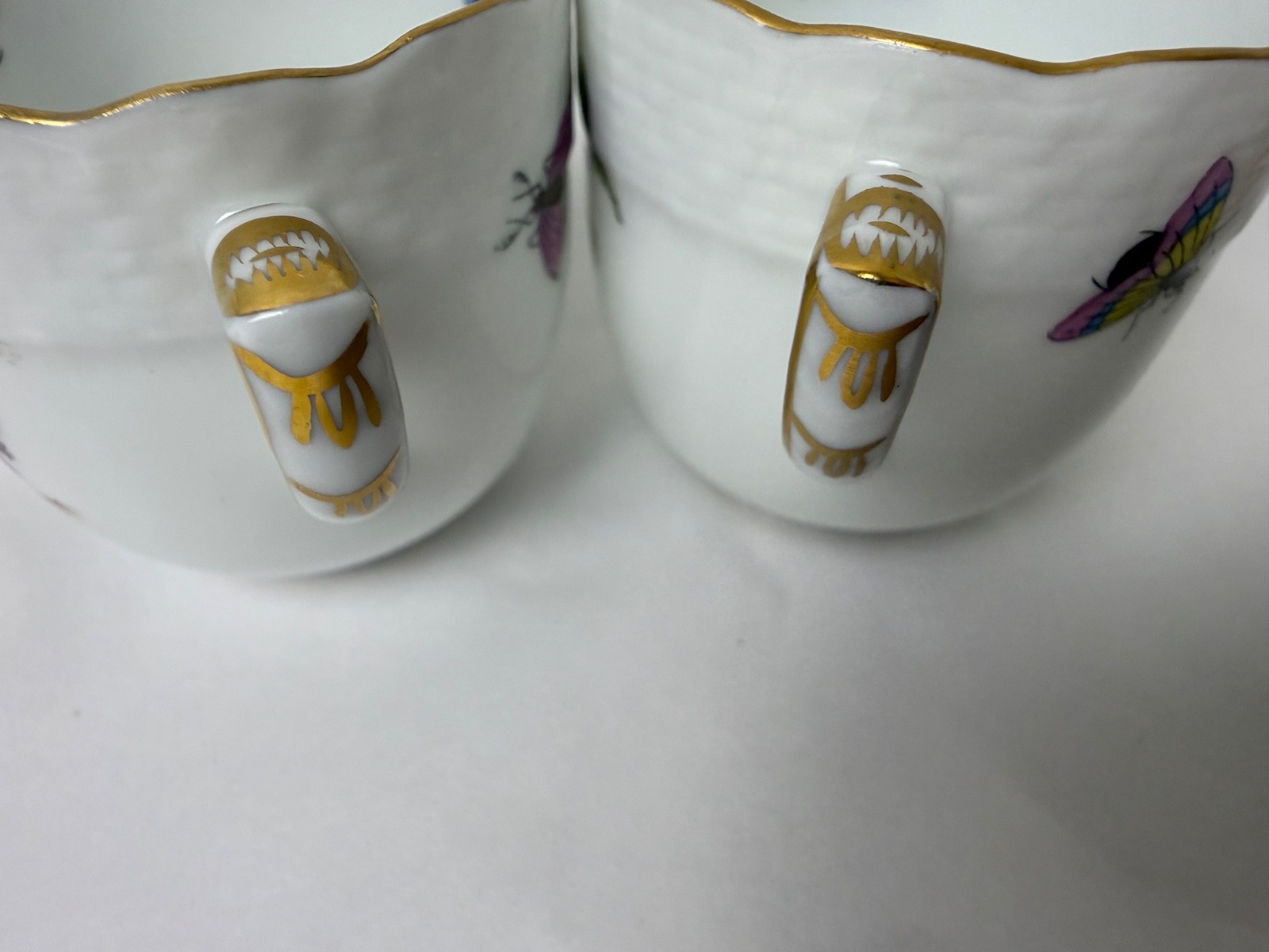 Vintage Herend Rothschild Bird Oiseaux Collection- 9 pieces Coffee / Tea Hungary