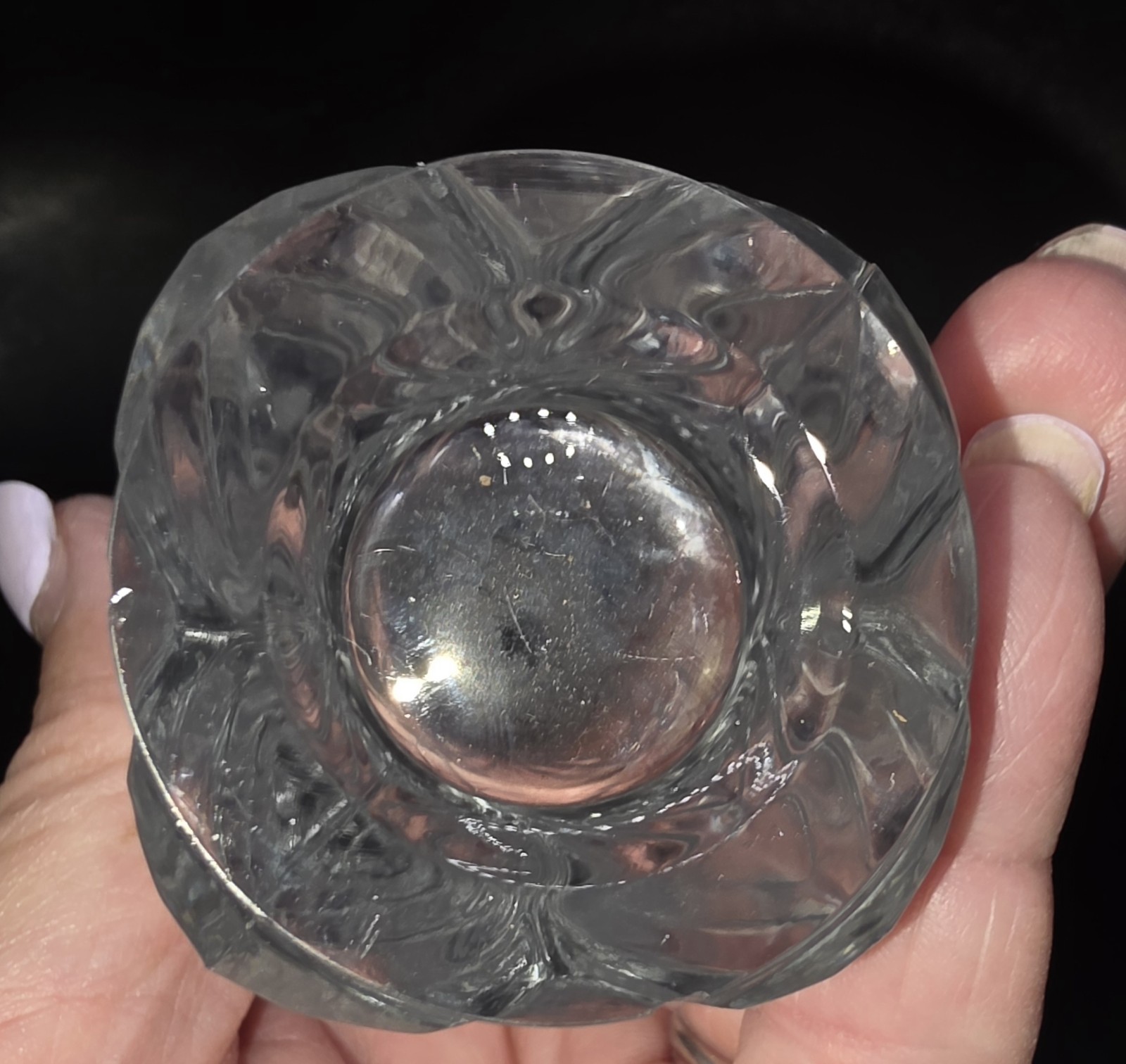 Vtg Cristal d’Arques Durand CHATELET Vase 9-5/8″T 24% Lead Crystal Stunning EC
